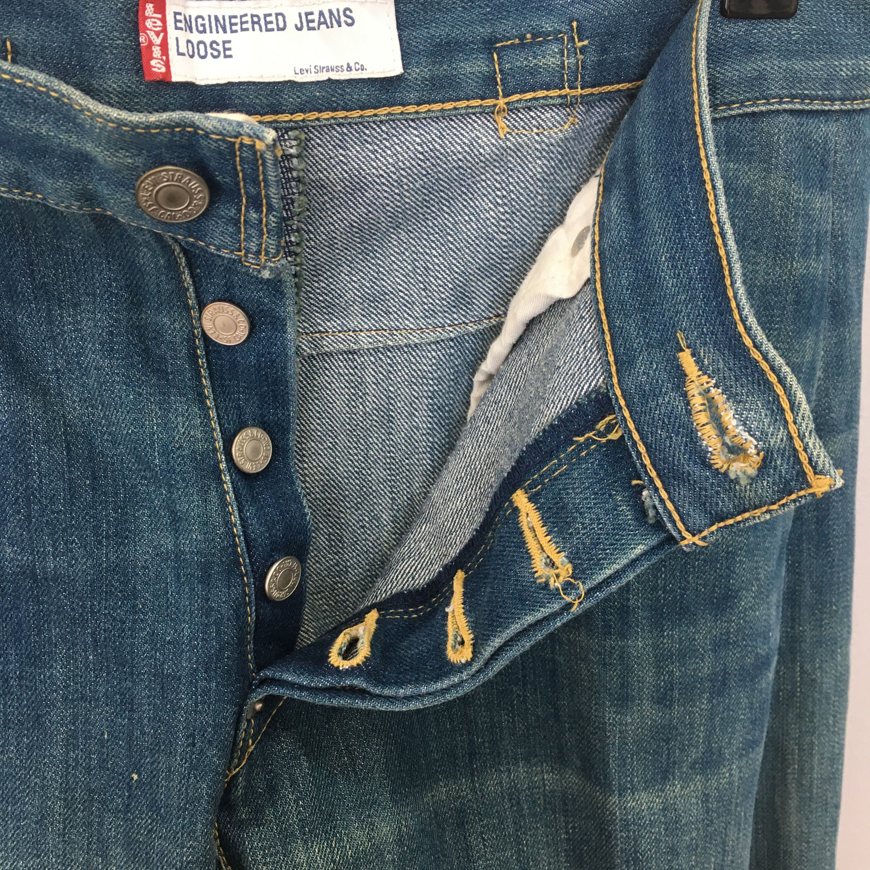 Levi's Size 30x31.5 Vintage Y2K Levis Engineered Jeans S1100 Size US 30 / EU 46 - 7 Thumbnail