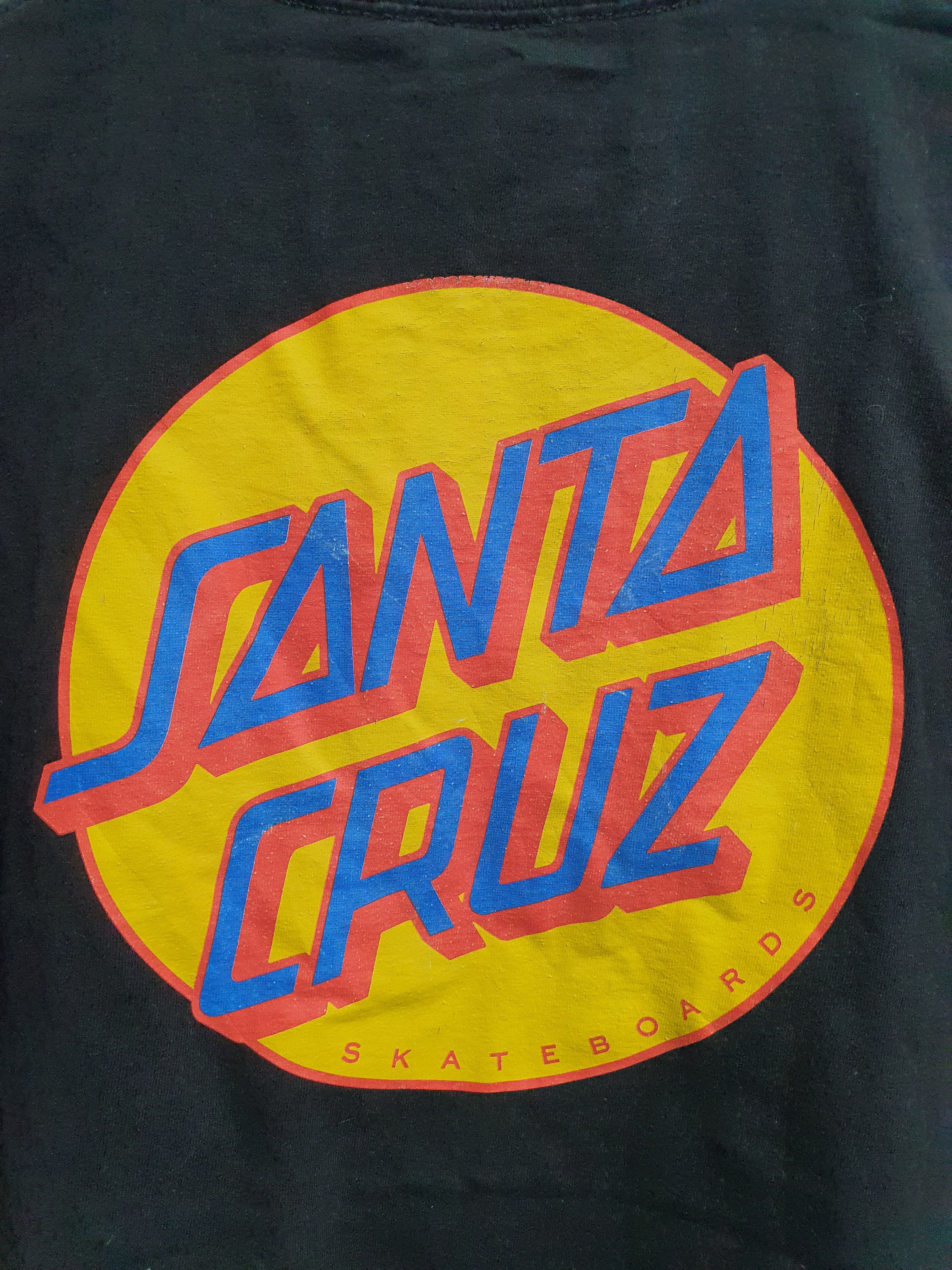 Santa Cruz Skateboards SANTA CRUZ 20”/28” BLACK T-SHIRT Size US M / EU 48-50 / 2 - 6 Thumbnail