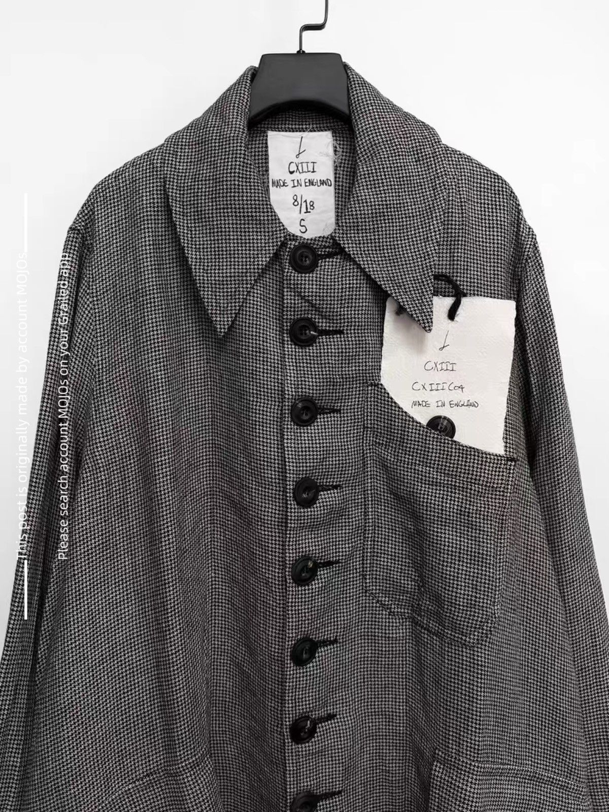 John Alexander Skelton Sz S John Alexander Skelton 23SS Hound Tooth Trench Jacket8 Size US S / EU 44-46 / 1 - 4 Thumbnail