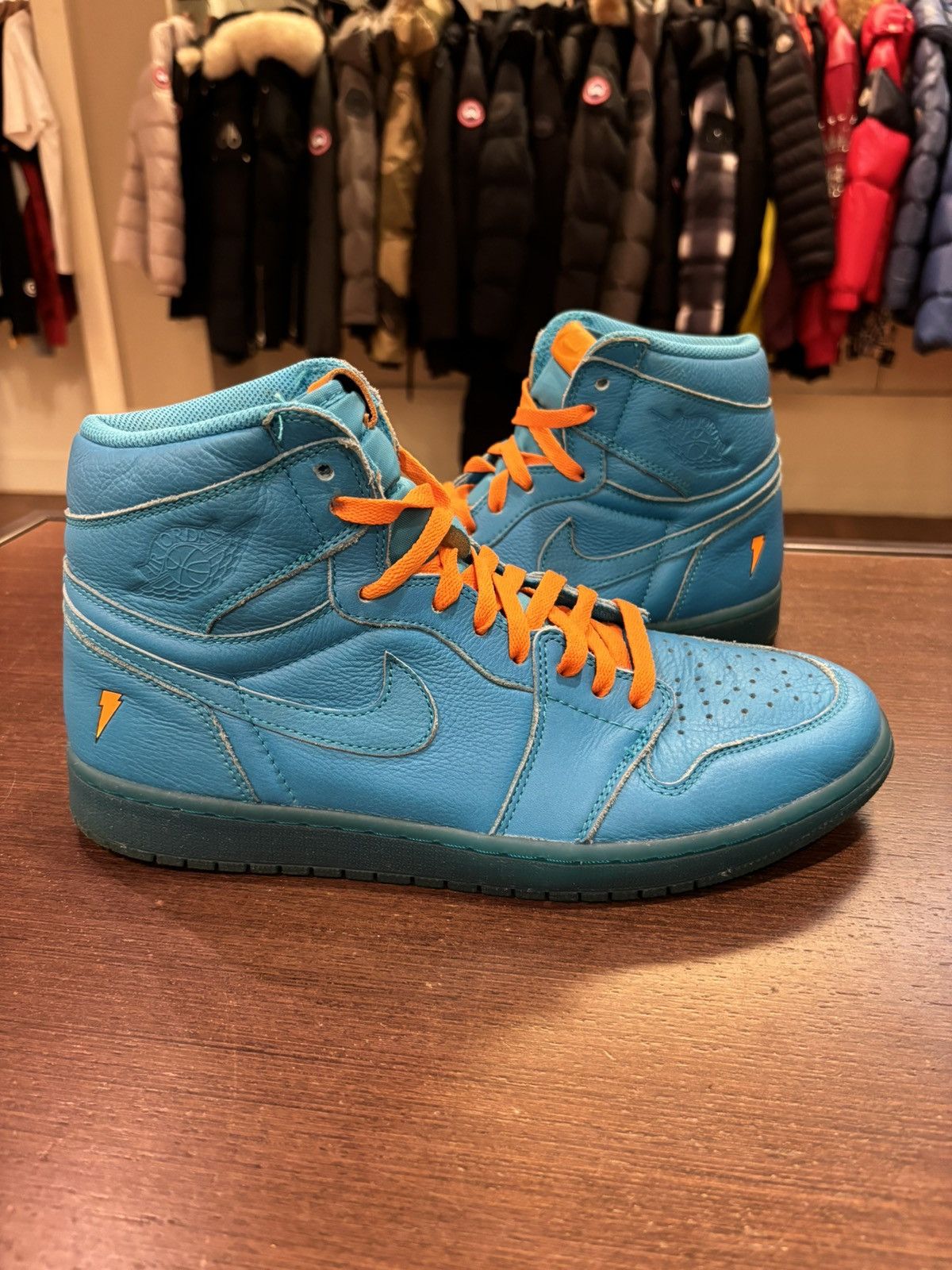 Gatorade Jordan Brand Jordan 1 Retro Gatorade Blue Lagoon Grailed