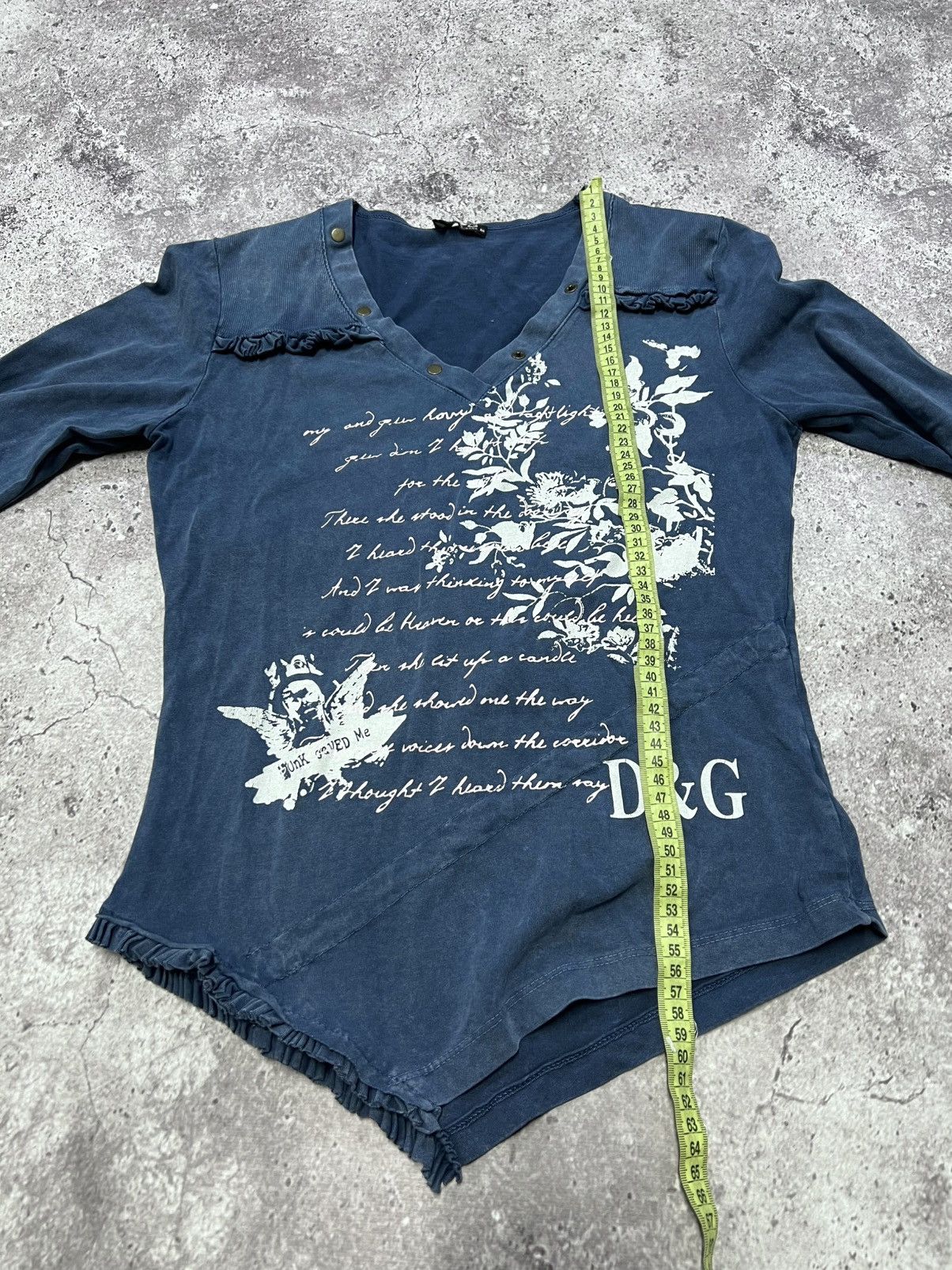 Dolce & Gabbana VTG Dolce & Gabbana All Over Print Top Long Sleeve Y2K Style Size M / US 6-8 / IT 42-44 - 10 Thumbnail