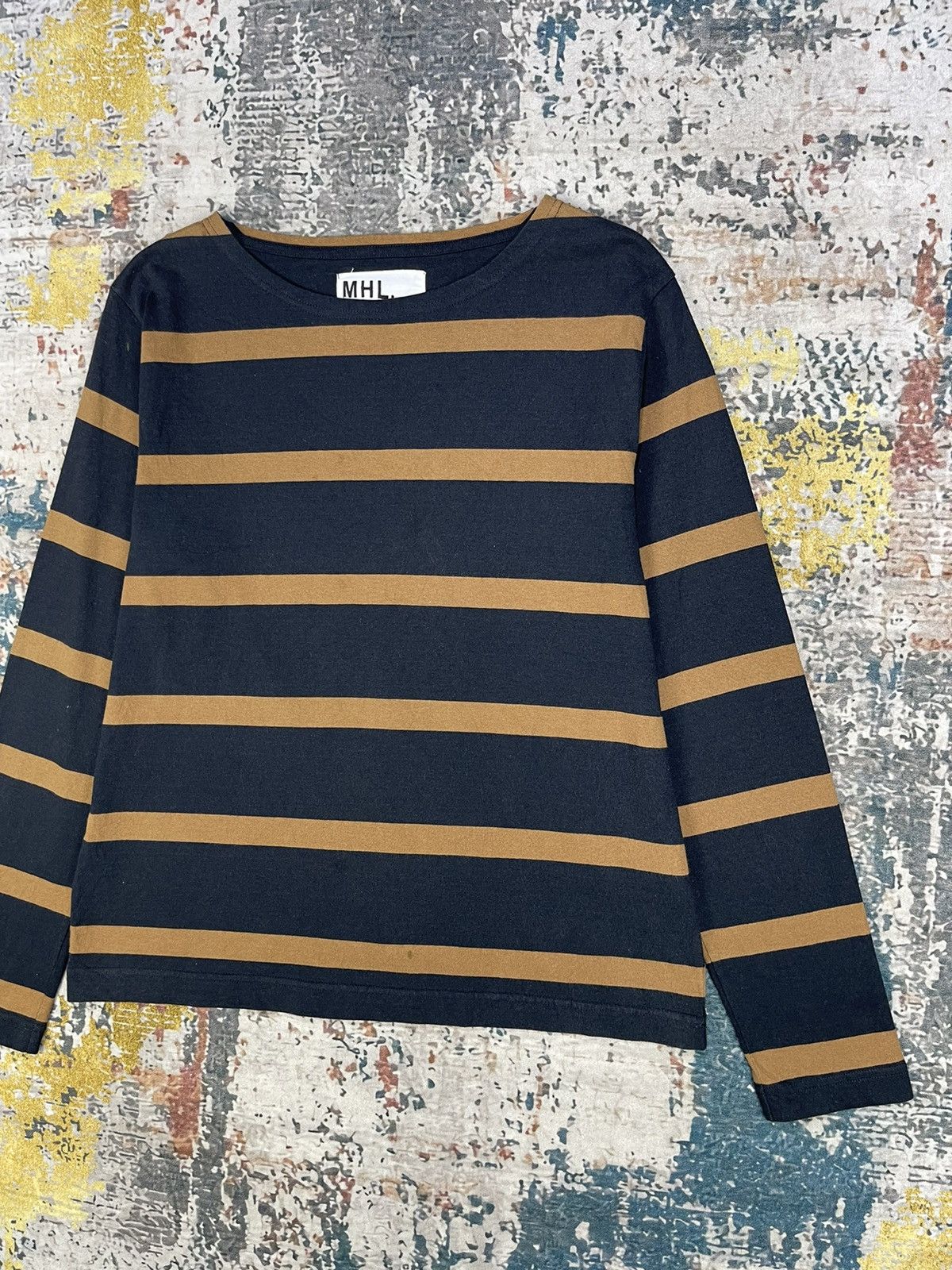 Margaret Howell MHL Margaret Howell Wide Crew Wide Stripe Shirt Size XS / US 0-2 / IT 36-38 - 4 Thumbnail