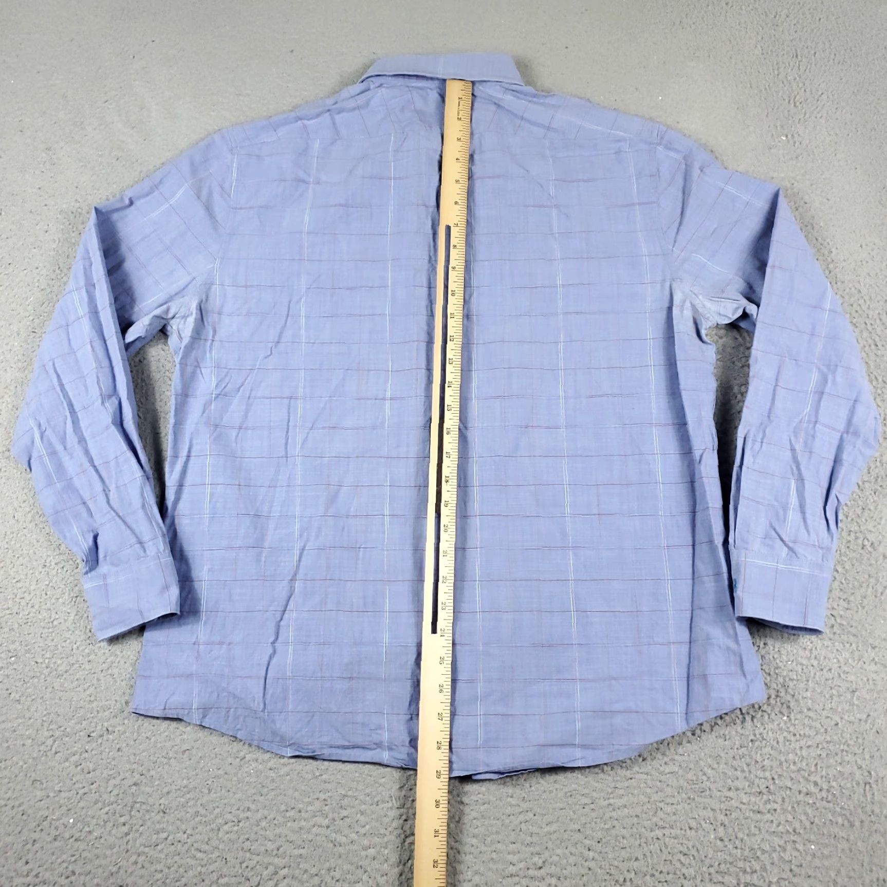 Original Penguin Original Penguin Blue Plaid Button-Up Shirt Mens XL Long Sleeve Casual Size US XL / EU 56 / 4 - 5 Thumbnail