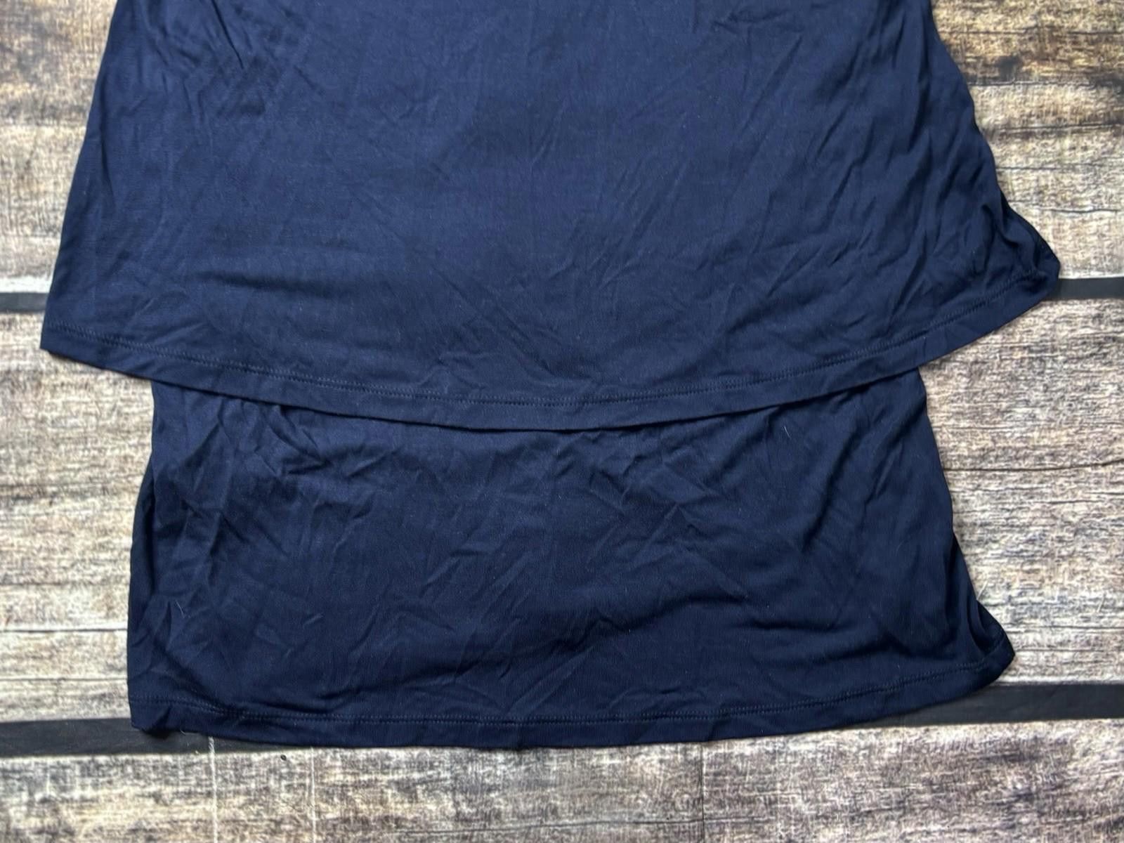 Banana Republic Banana Republic Top Women's Small Navy Overlay Layer NEW Size S / US 4 / IT 40 - 7 Thumbnail