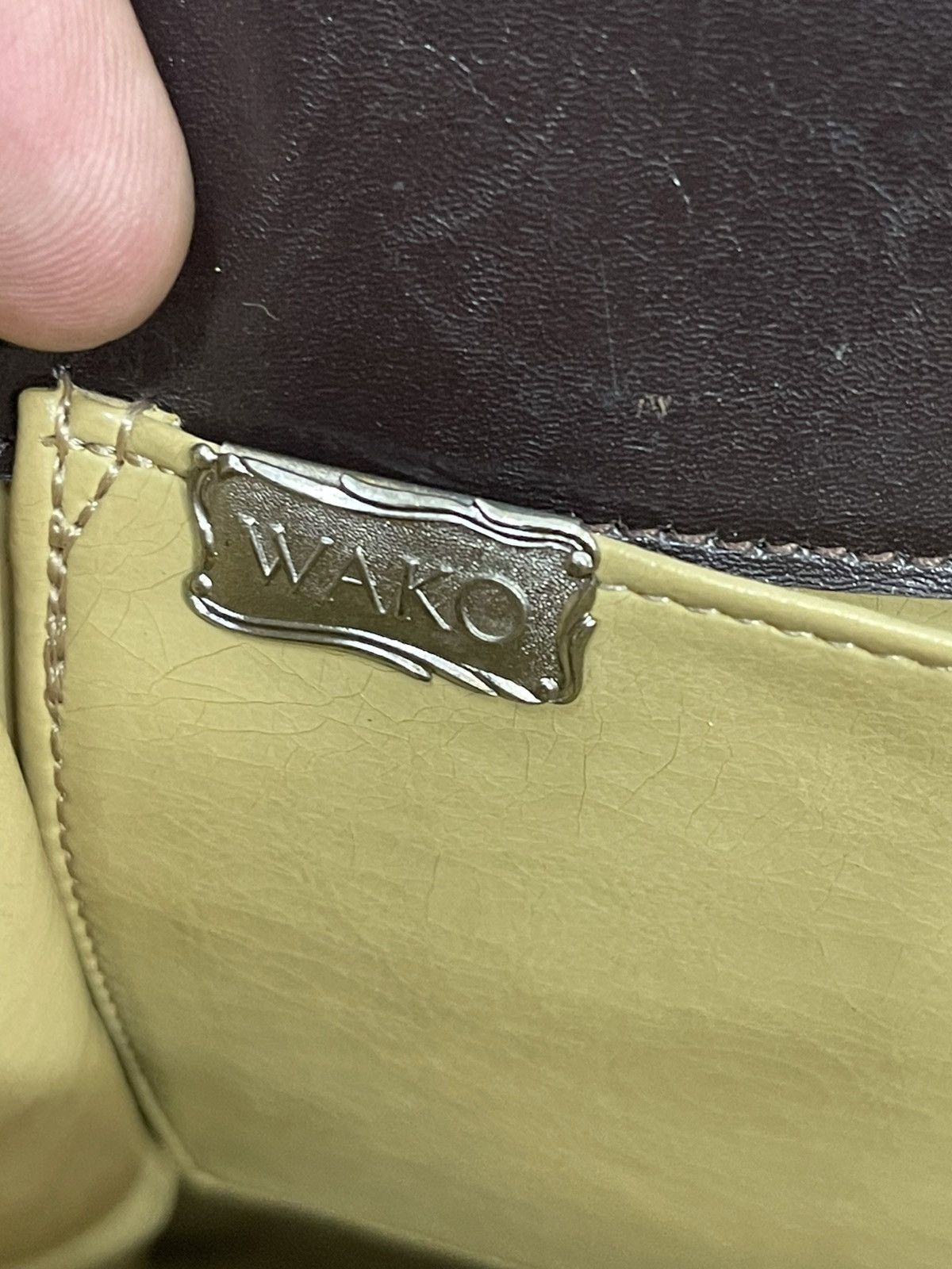 If Six Was Nine Kelly Bag Style Full Leather Vtg Wako hermes birkin 1🟩3 Size ONE SIZE - 15 Thumbnail