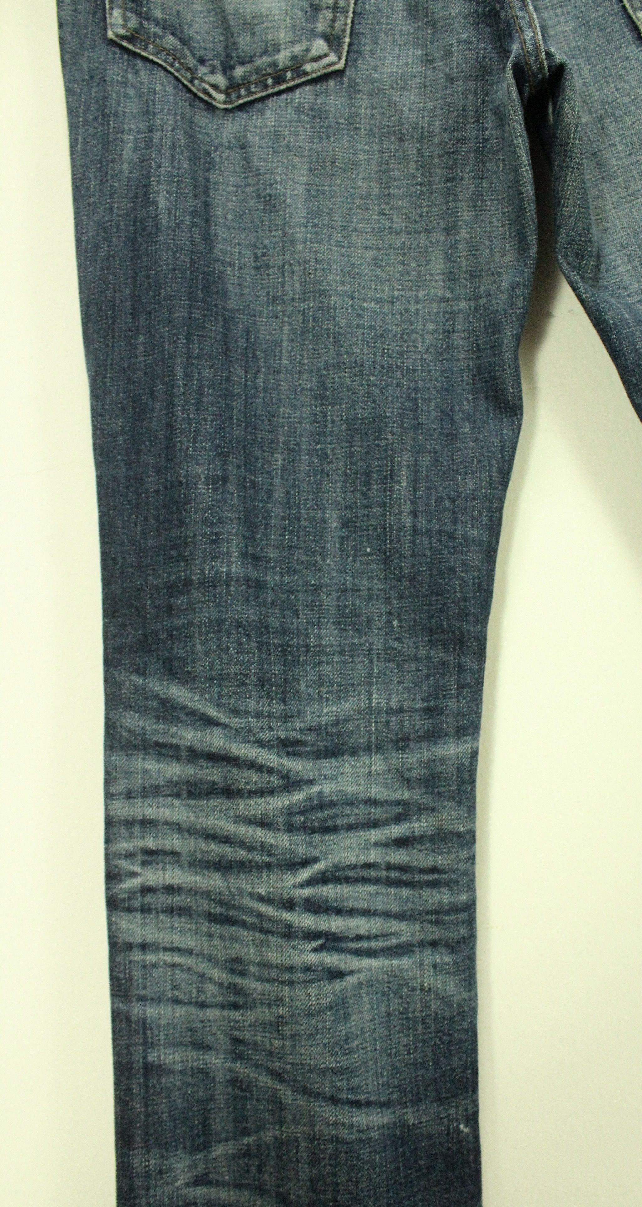 Japanese Brand LOUNGE LIZARD Denim Jeans Distressed Faded Thrashed Grunge Size US 31 - 13 Thumbnail