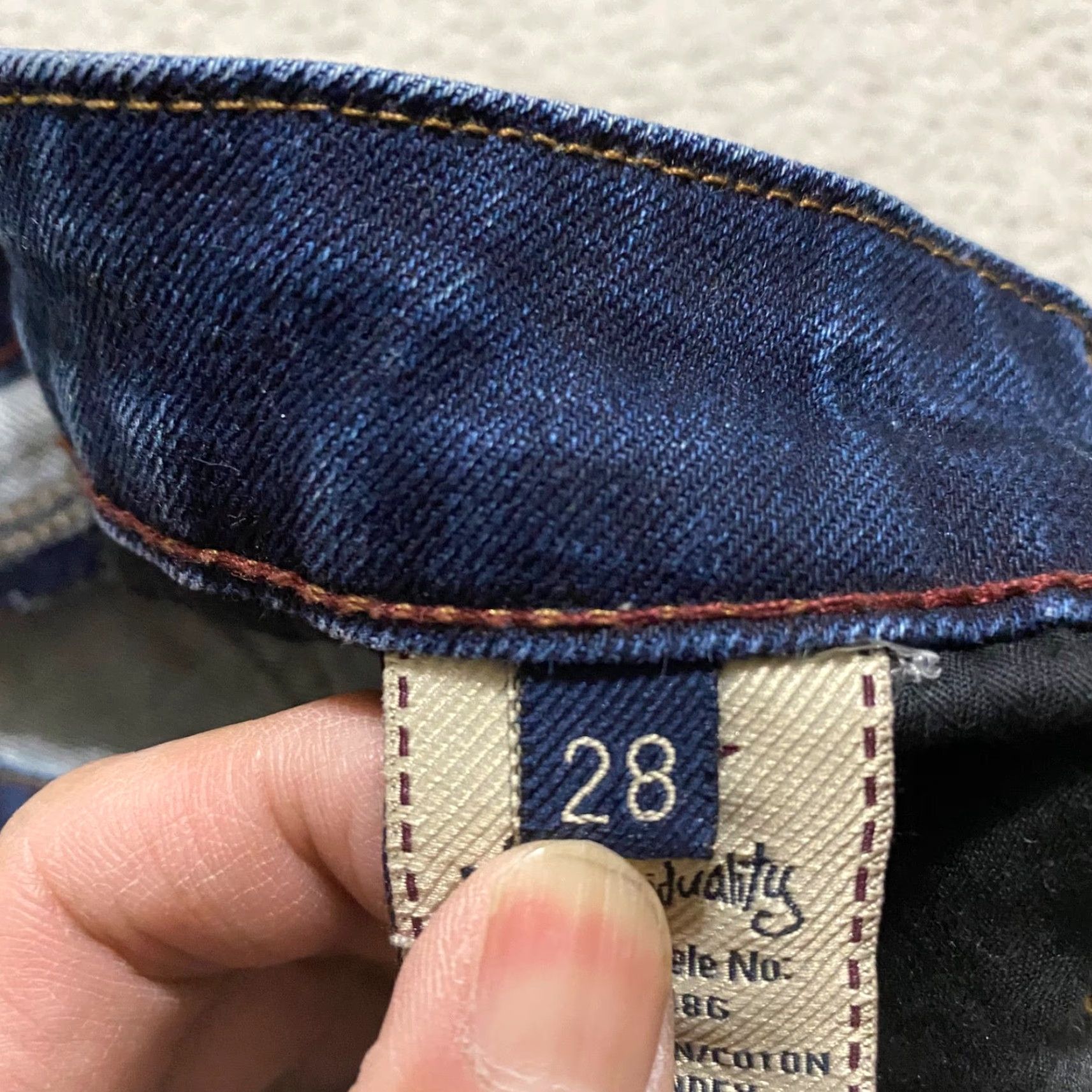 Cult Of Individuality Cult of Individuality Rogan Jeans Capri Women 28 Blue Distressed Low Rise Denim 5-Pocket Solid N/A 2859 Size 28" / US 6 / IT 42 - 4 Thumbnail
