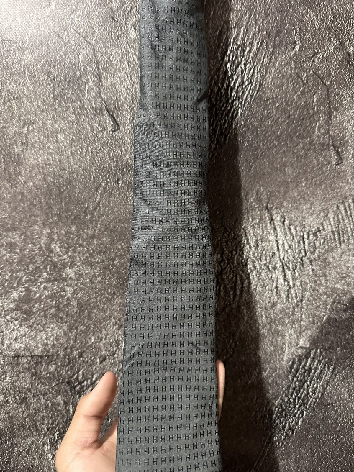 Vintage Vintage Hermes Tie Monogram H Size ONE SIZE - 2 Thumbnail