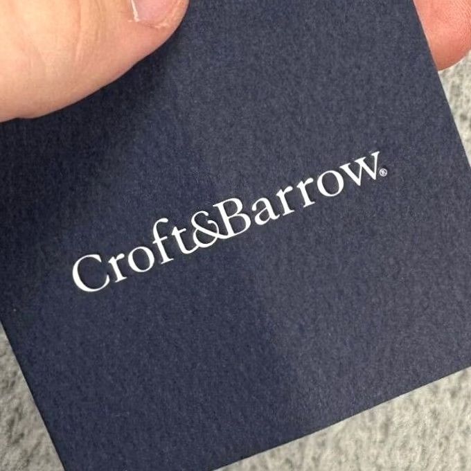 Croft & Barrow Croft Barrow Shirt Men Small Blue Striped Easy Care Button-Down Casual Size US S / EU 44-46 / 1 - 5 Thumbnail