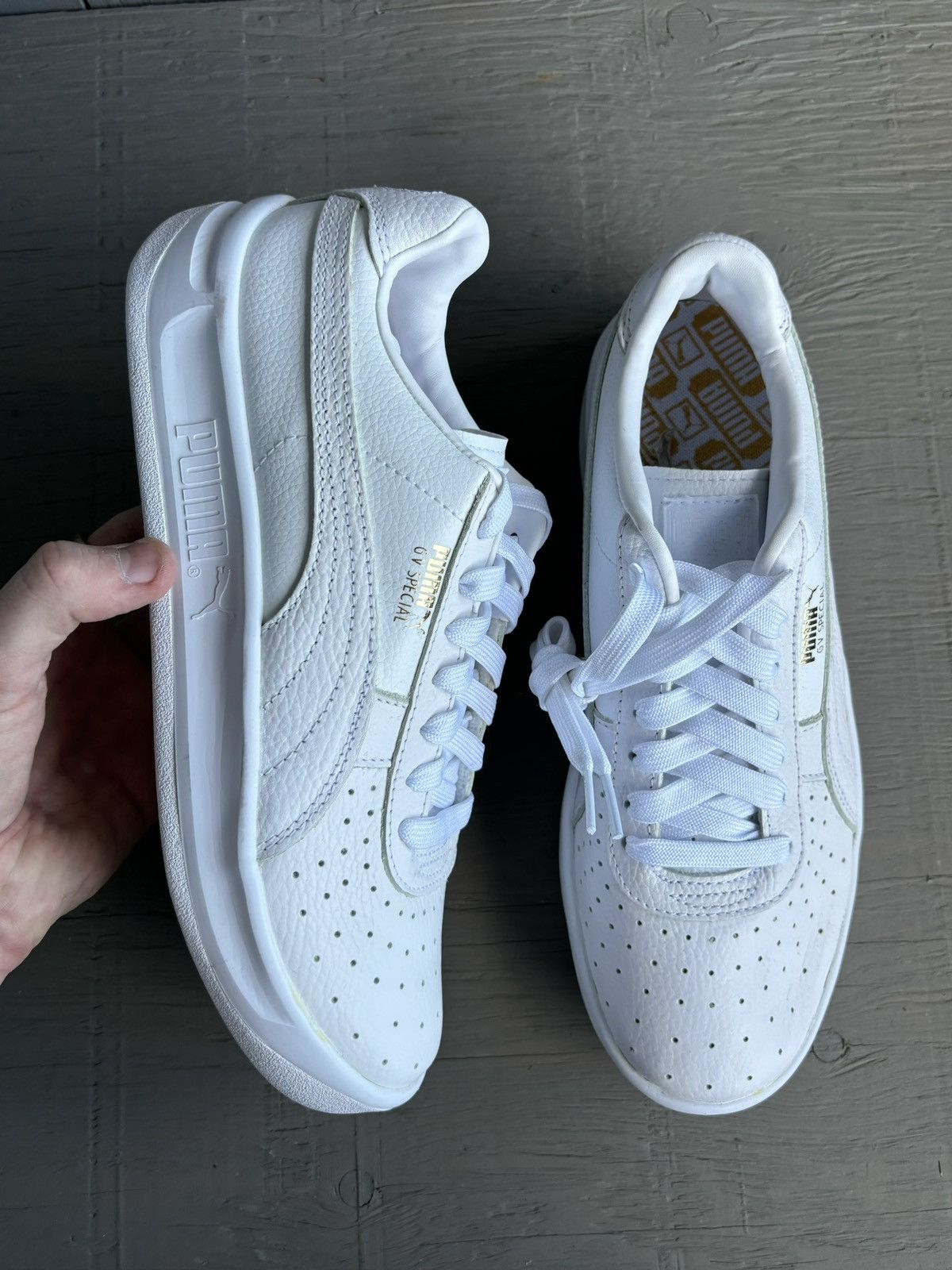 国内配送 PUMA GV SPECIAL PRM WHITE/LIGHT COOL GRAY GV Special PRM Sneakers | PUMA