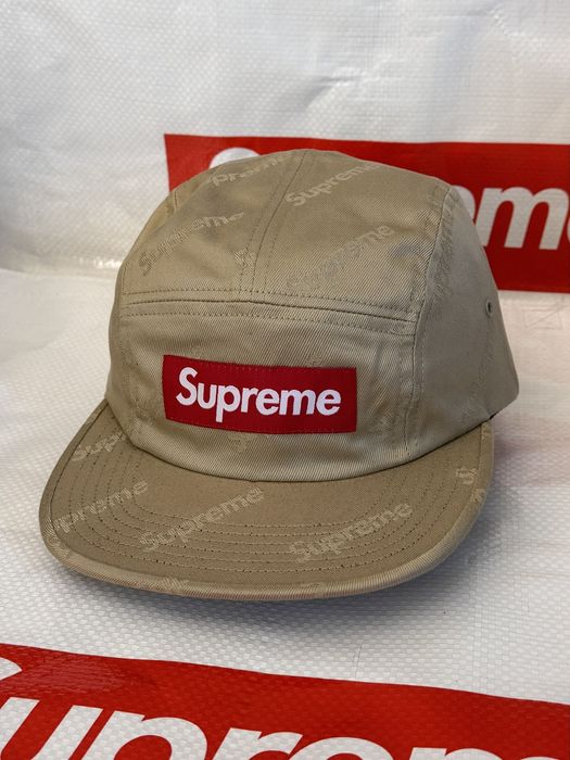 まもなく販売 supreme Jacquard Logos Twill Camp Cap - 帽子