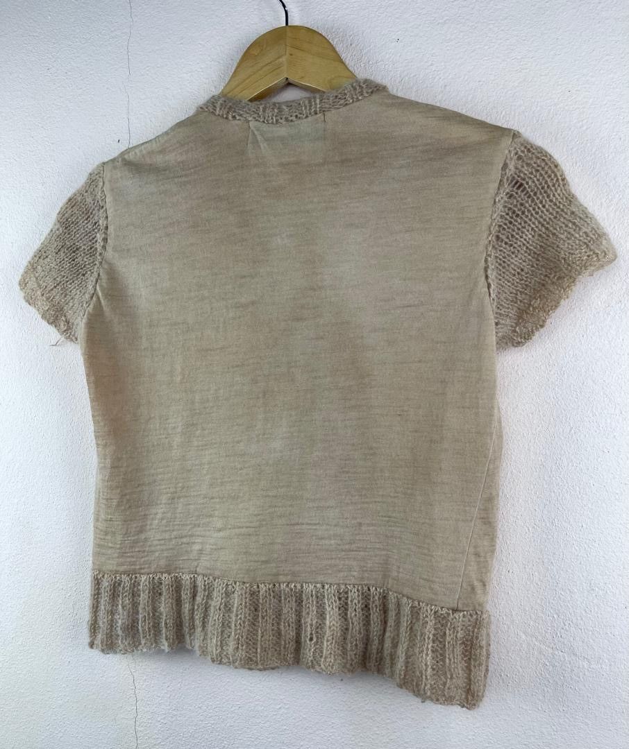 Tricot Comme des Garcons AD1999 Rei Kawakubo Wool Knit Top Size XS / US 0-2 / IT 36-38 - 10 Thumbnail