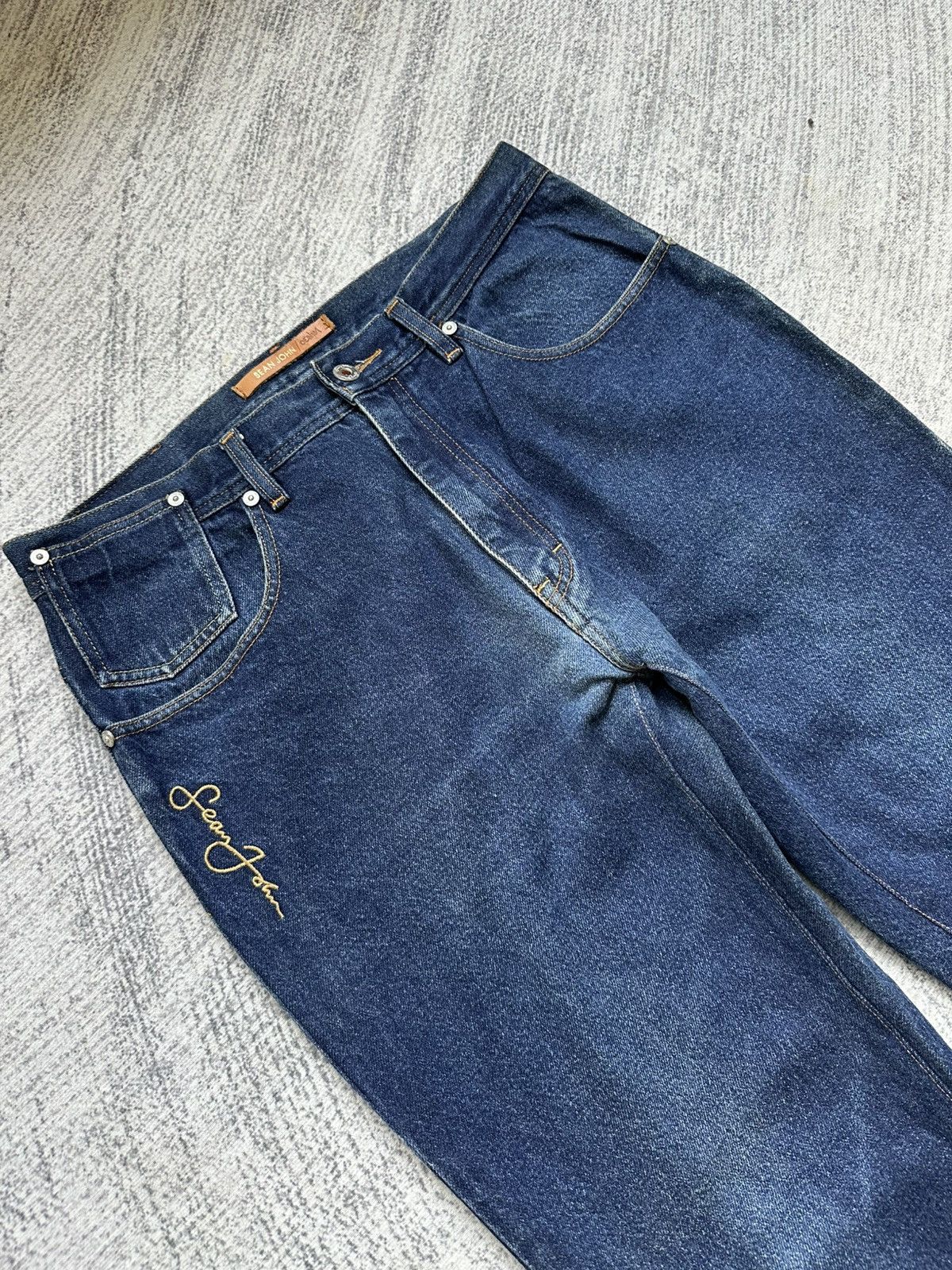 Japanese Brand Ballon Style Sean John Jeans Size US 34 / EU 50 - 5 Thumbnail