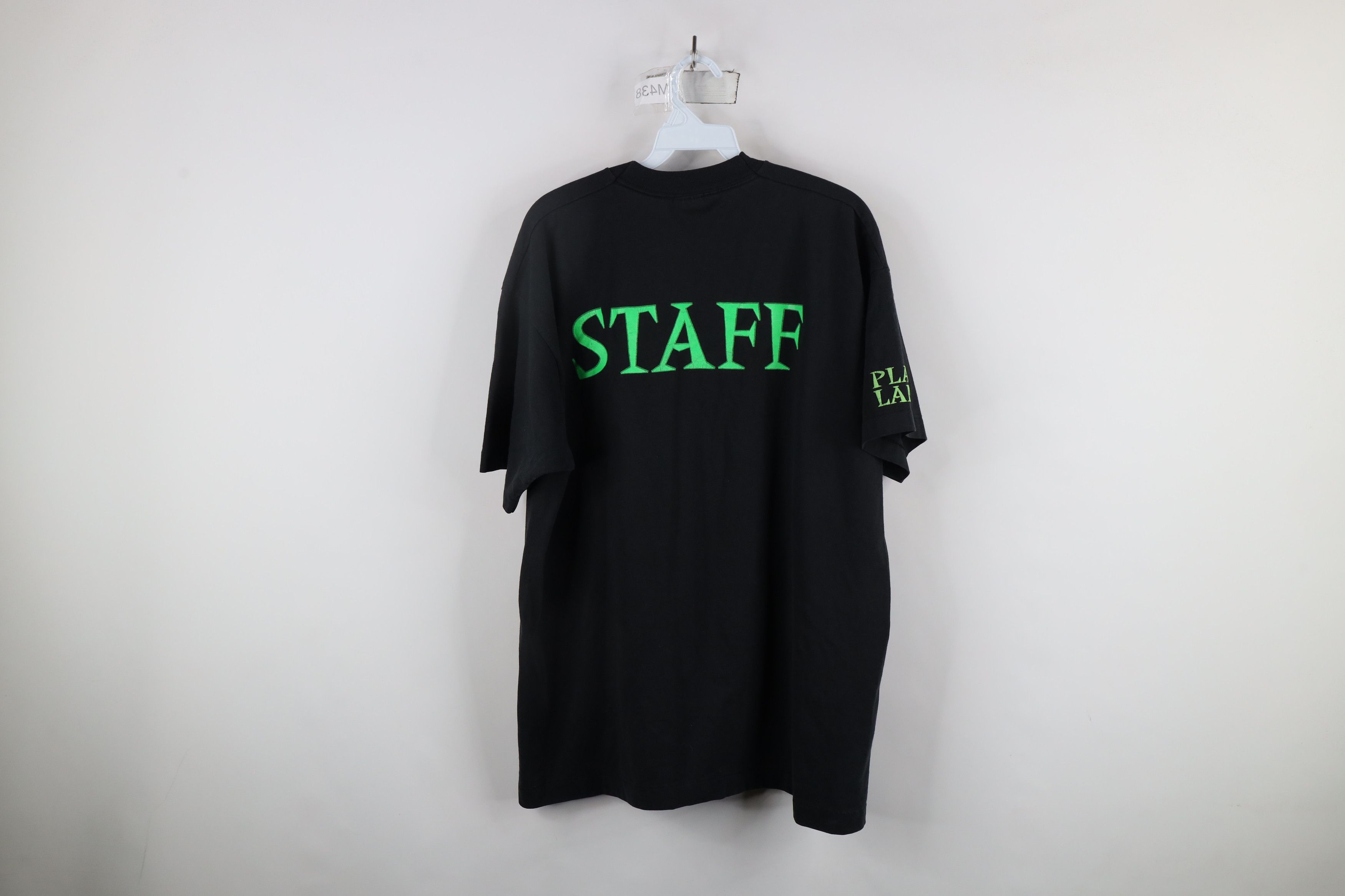 Vintage Vintage 90s Out Plaza Lanes Bowling Staff T-Shirt Black Size US XL / EU 56 / 4 - 8 Thumbnail