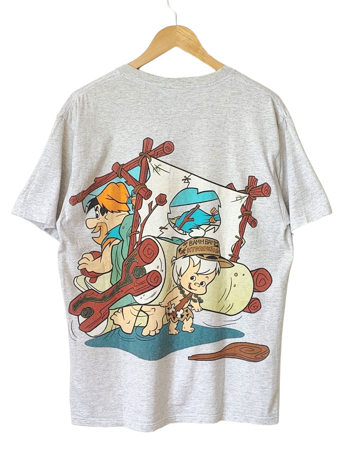 Vintage Flinstones 1993 AOP Full Print VTG Cartoon Tshirt Vintage Size US L / EU 52-54 / 3 - 2 Thumbnail
