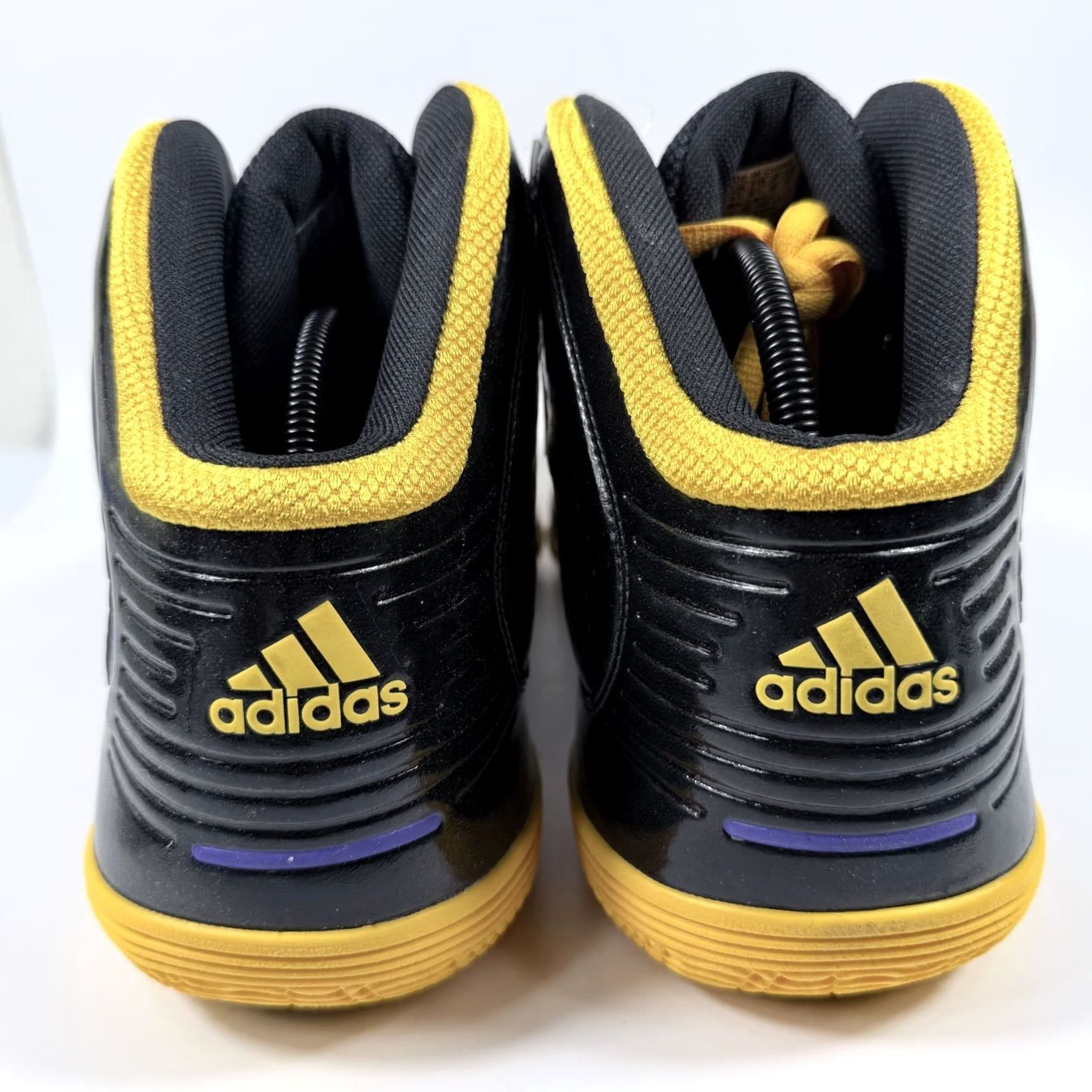 Adidas Adidas AS SMU Adipure Mono Basketball Shoes Men Black Gold Sneakers - 15 Size US 15 / EU 48 - 6 Thumbnail