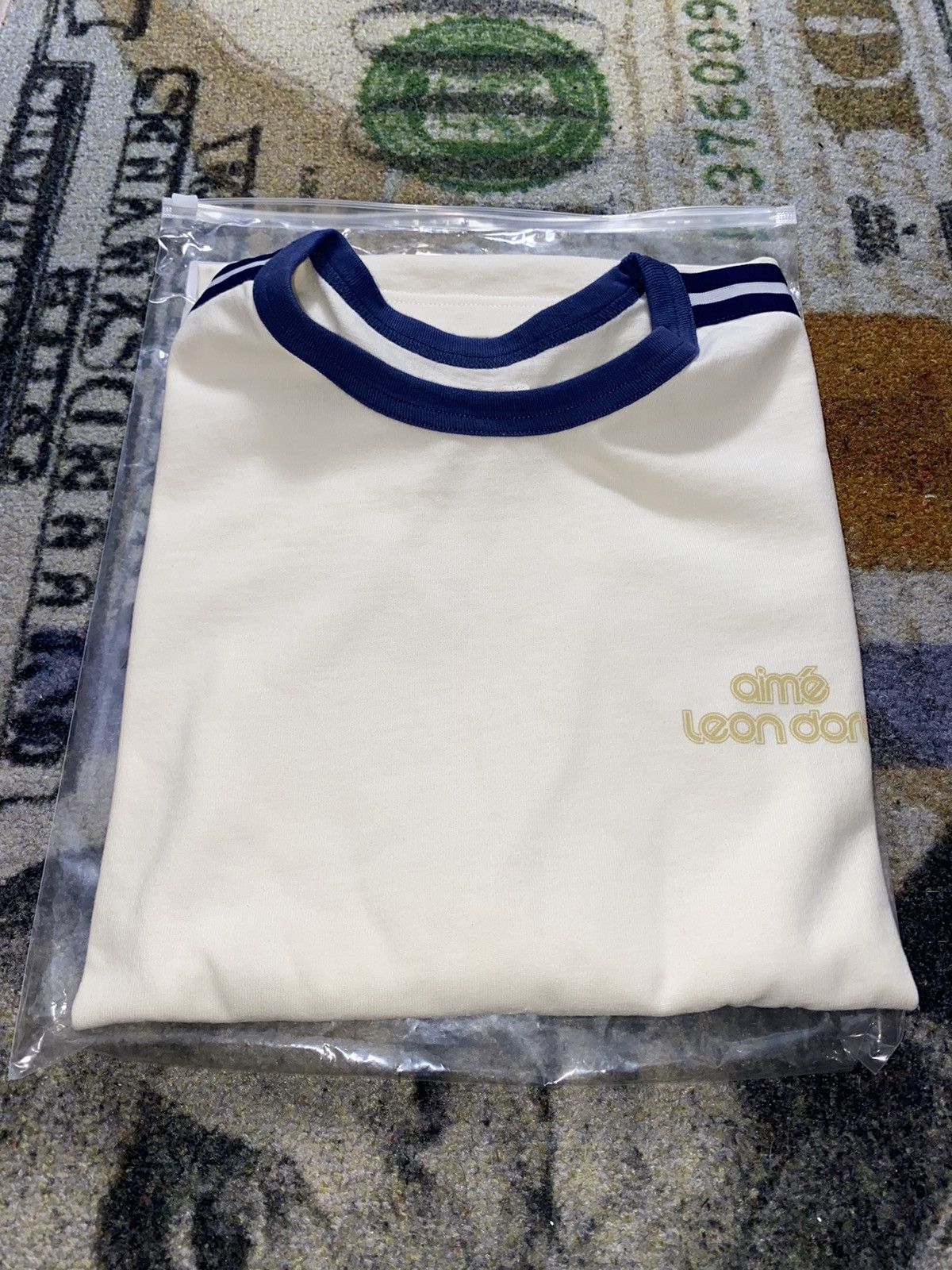 image of Aime Leon Dore Retro Ringer Tee in Cream, Men's (Size XL)