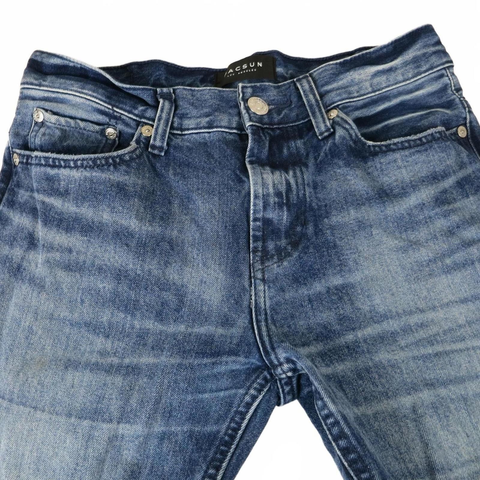 Pacsun Men's 30x30 Pacsun Distressed Blue Denim Jeans Size US 30 / EU 46 - 4 Thumbnail