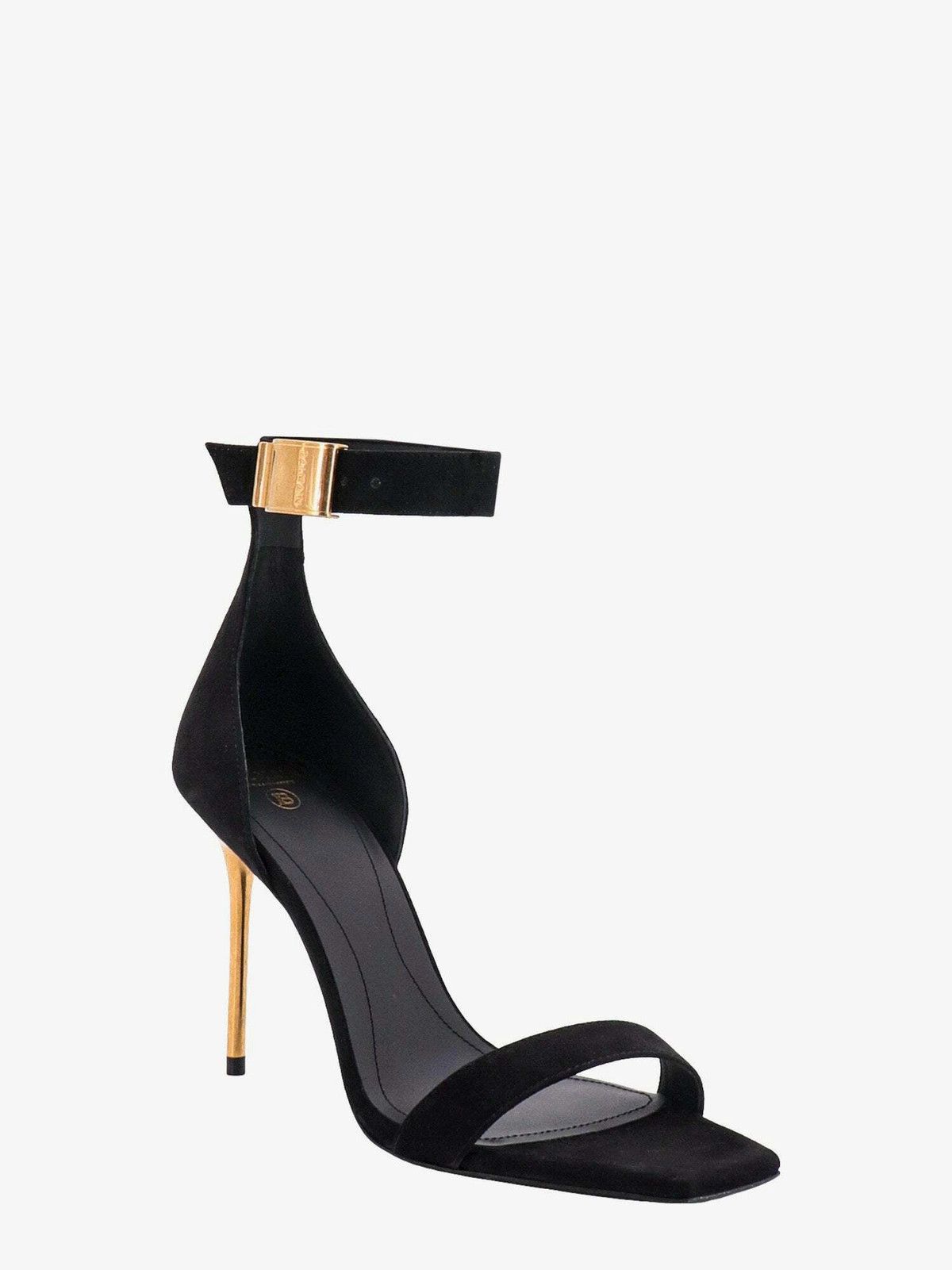 Balmain o1y0625 Spike Heel Sandals in Black Size US 11 / IT 41 - 2 Thumbnail
