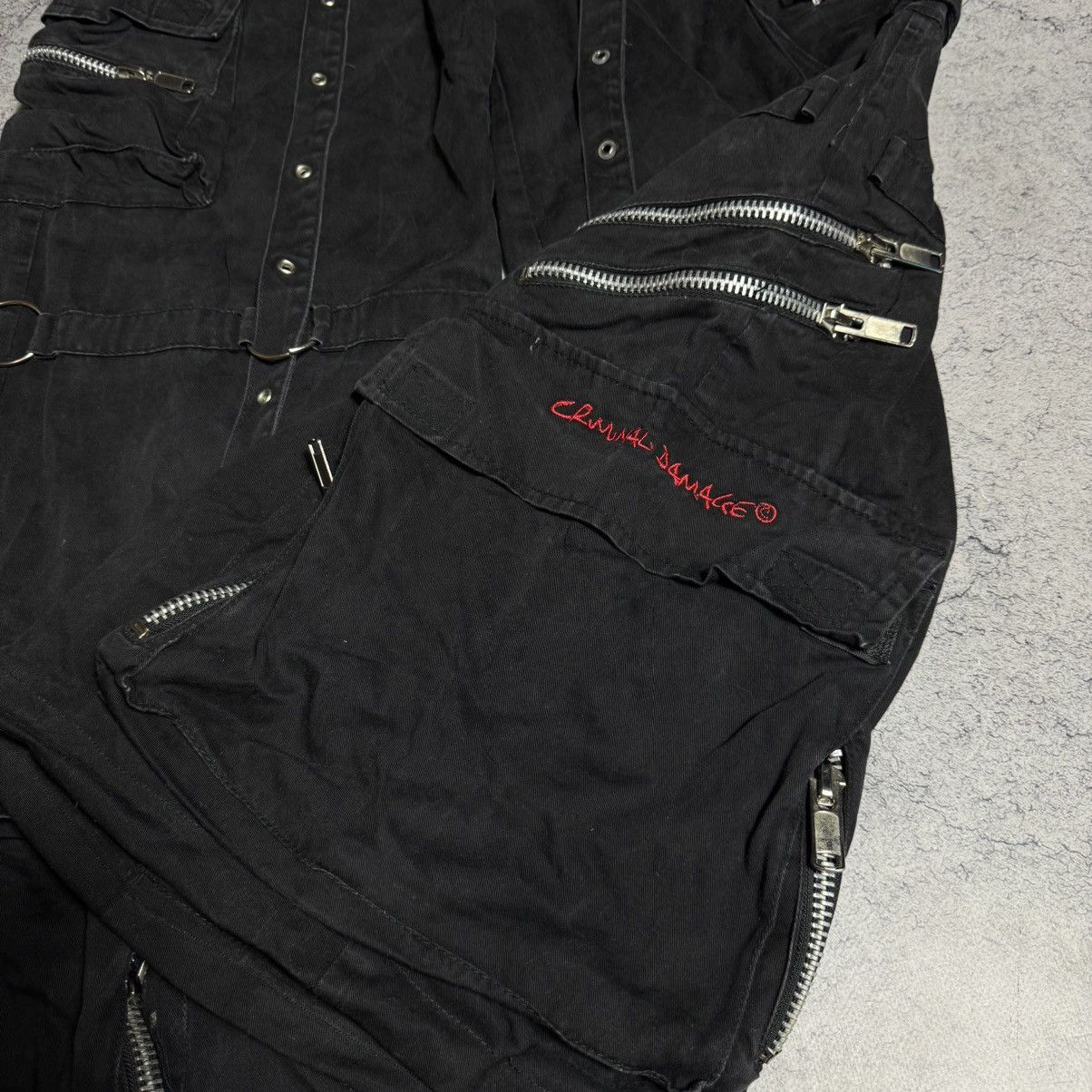 Other Vintage Criminal Damage Pants Tripp NYC Style Size US 30 / EU 46 - 4 Thumbnail