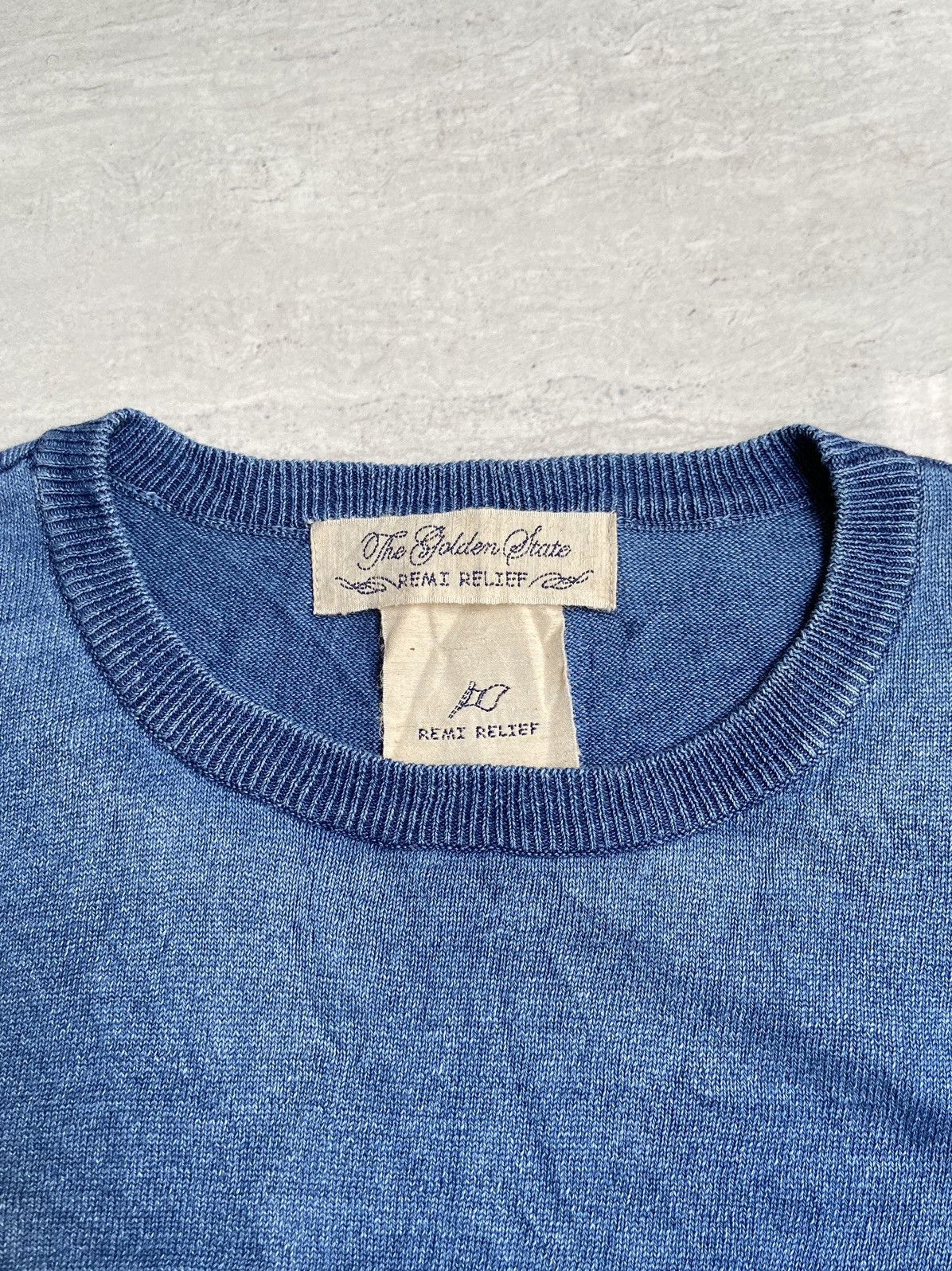 Japanese Brand × Remi Relief REMI RELIEF Blue T-shirt Size US S / EU 44-46 / 1 - 10 Thumbnail