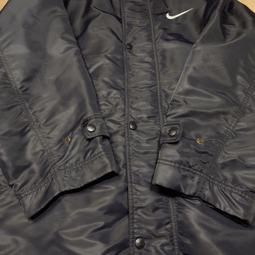 Nike VINTAGE Y2K NIKE Black Rain Jacket Men's L BIG Back Swoosh Size US L / EU 52-54 / 3 - 5 Thumbnail
