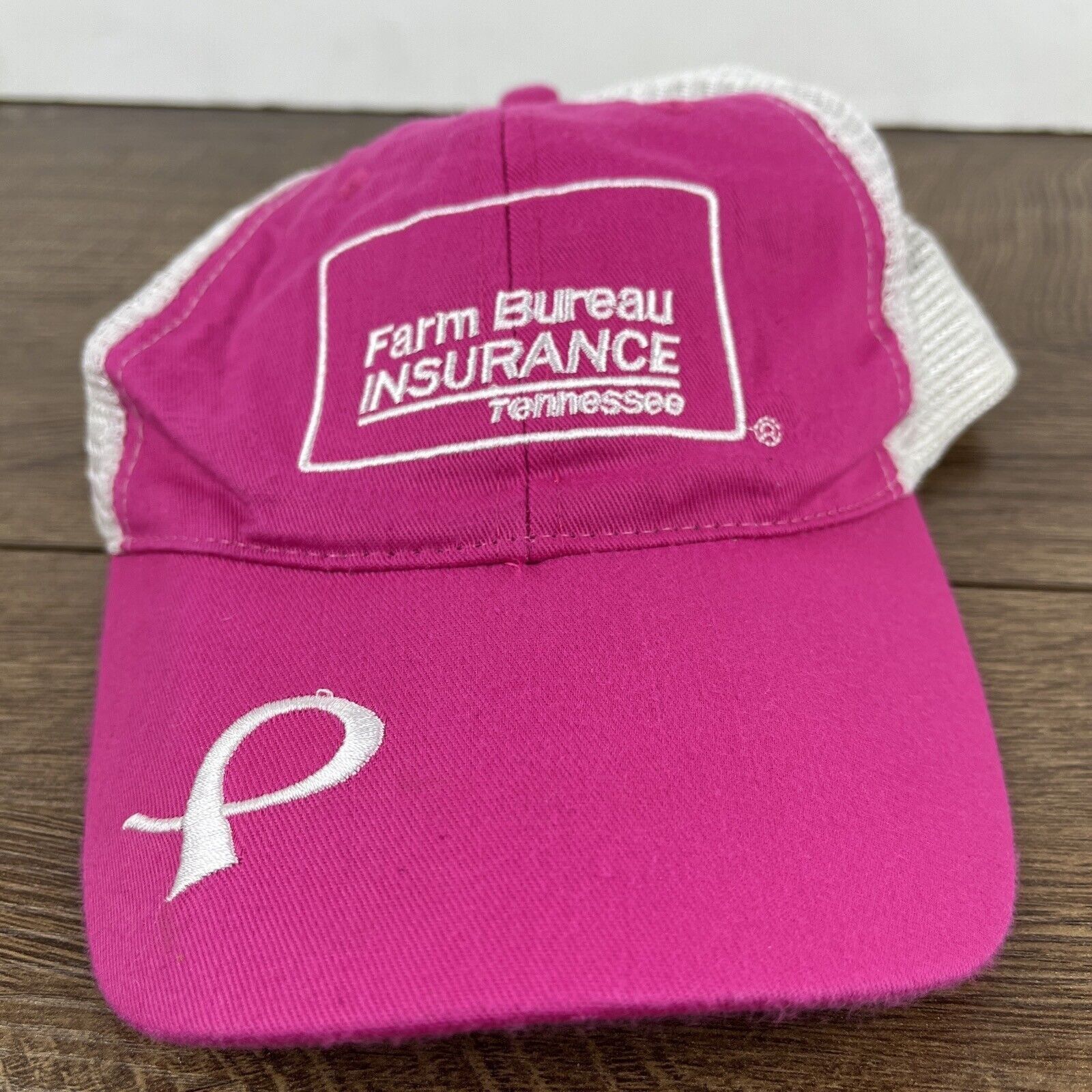 Other Farm Bureau Insurance Tennessee Hat Pink Hat Adjustable Adul Size ONE SIZE - 3 Thumbnail
