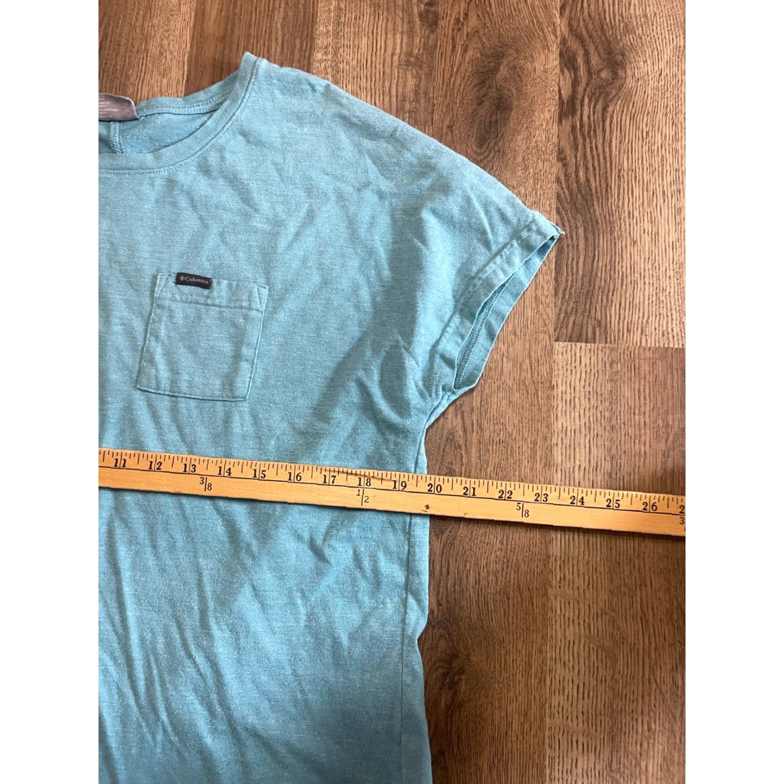 Vintage Columbia Shirt Women's XL Blue Short Sleeve Pocket T-Shirt Casual Modern Basic Pockets Size XL / US 12-14 / IT 48-50 - 5 Thumbnail
