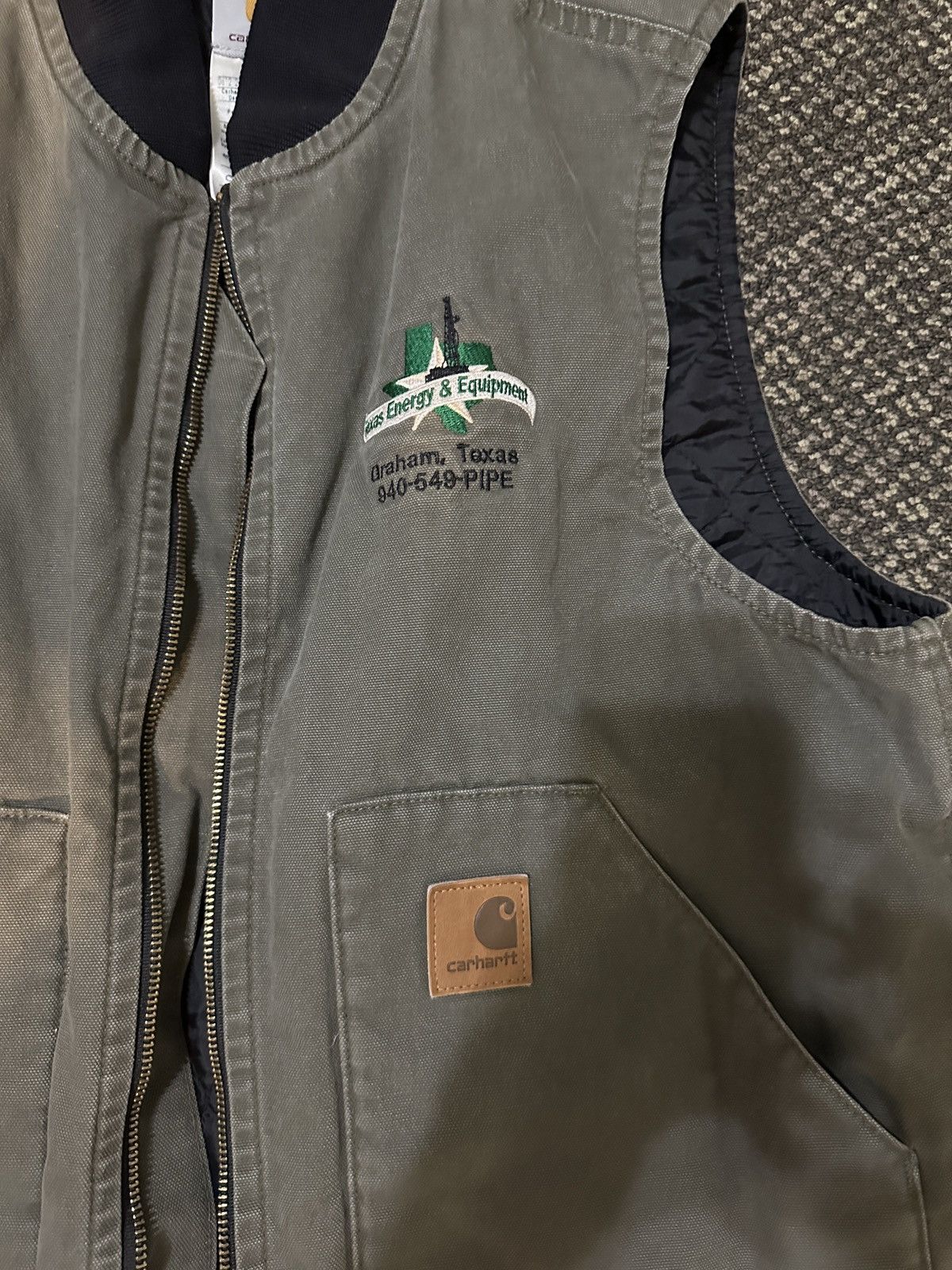 Carhartt Vintage Olive Carhartt Vest Size US L / EU 52-54 / 3 - 2 Thumbnail