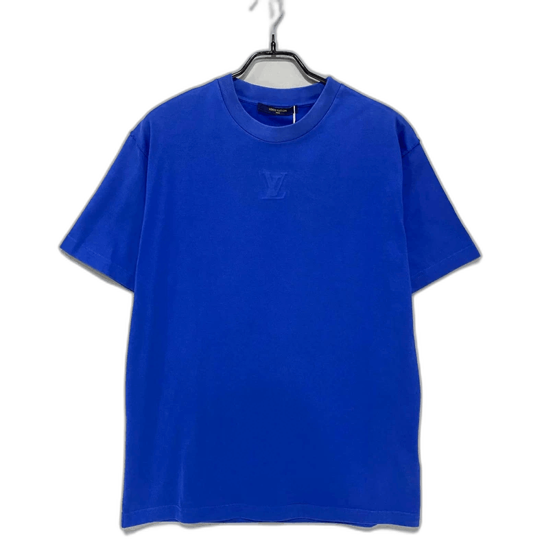 Louis Vuitton Blue Logo Short Sleeve T -2505 Size M / US 6-8 / IT 42-44 - 1 Thumbnail