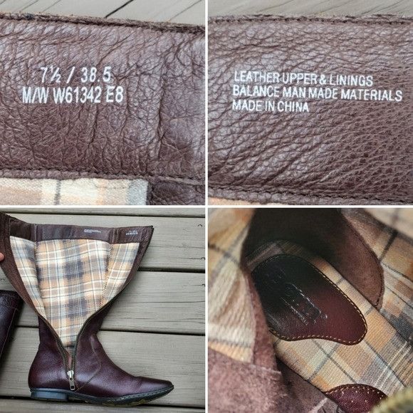 Born Born Dark Chocolate Brown Leather Boho Western Riding Boots Size US 7.5 / IT 37.5 - 8 Thumbnail