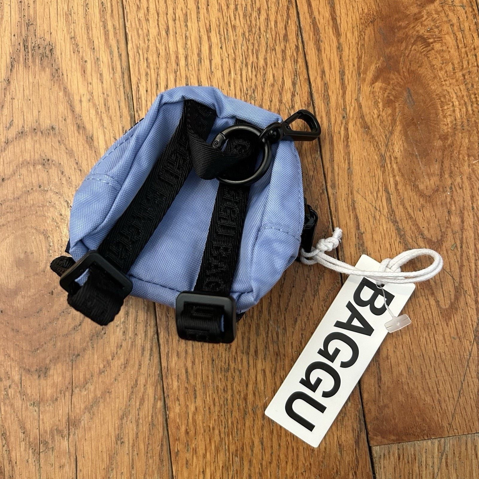 Baggu NEW Baggu Mini Backpack Charm Purse Bag Clip Cornflower Blue Size ONE SIZE - 2 Thumbnail