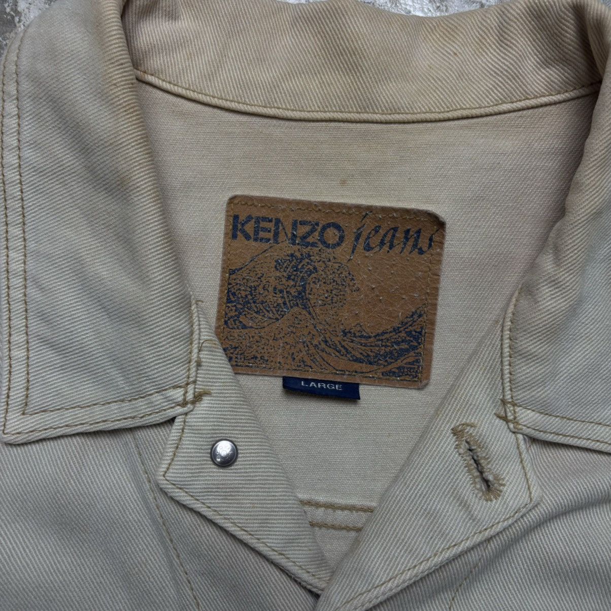 Kenzo × Vintage VINTAGE KENZO JEANS JACKET Size US L / EU 52-54 / 3 - 6 Thumbnail