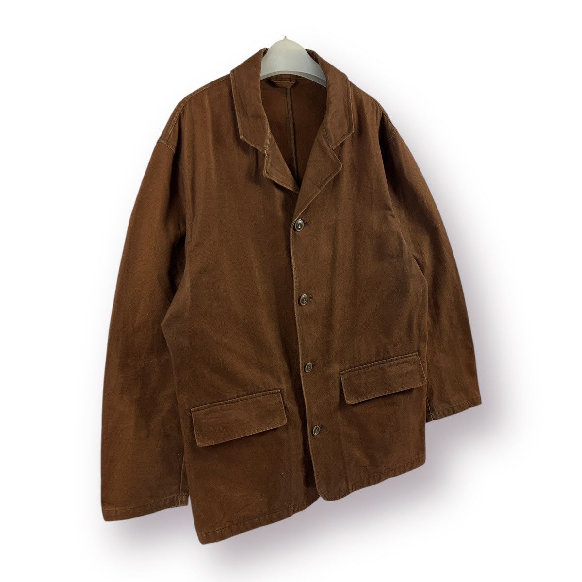 Japanese Brand 🔥 SCENE Metropolitan JAPAN DUCK CANVAS CHORE JACKET - L Size US L / EU 52-54 / 3 - 3 Thumbnail