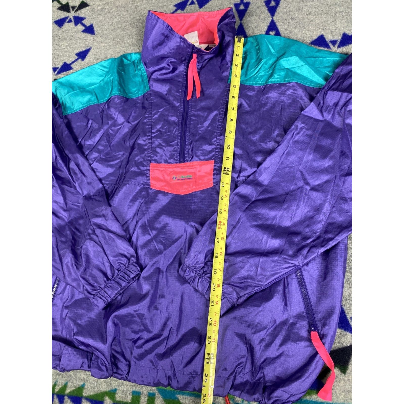 Vintage VINTAGE Columbia Sportswear Mens Light Windbreaker Jacket Sz M Aqua Pink 90s Windbreaker Jacket Mens Pink Aqua 90s Columbia Sportswear Size US M / EU 48-50 / 2 - 4 Thumbnail