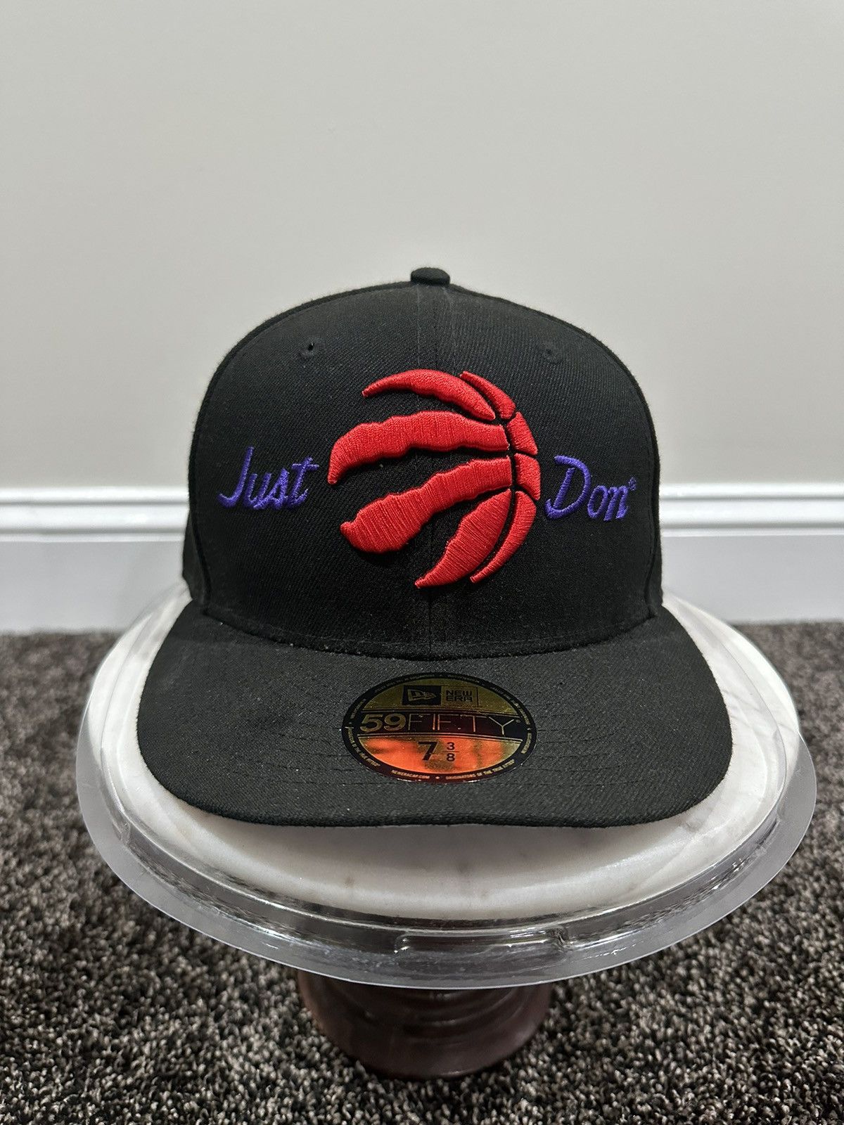 Just Don Just Don x New Era NBA Toronto Raptors Black Fitted Hat Size ONE SIZE - 2 Thumbnail
