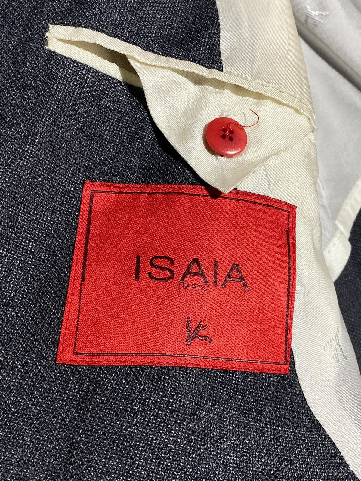 Isaia Isaia Napoli Wool Linen Silk Grey Suit Blazer Size US M / EU 48-50 / 2 - 16 Thumbnail
