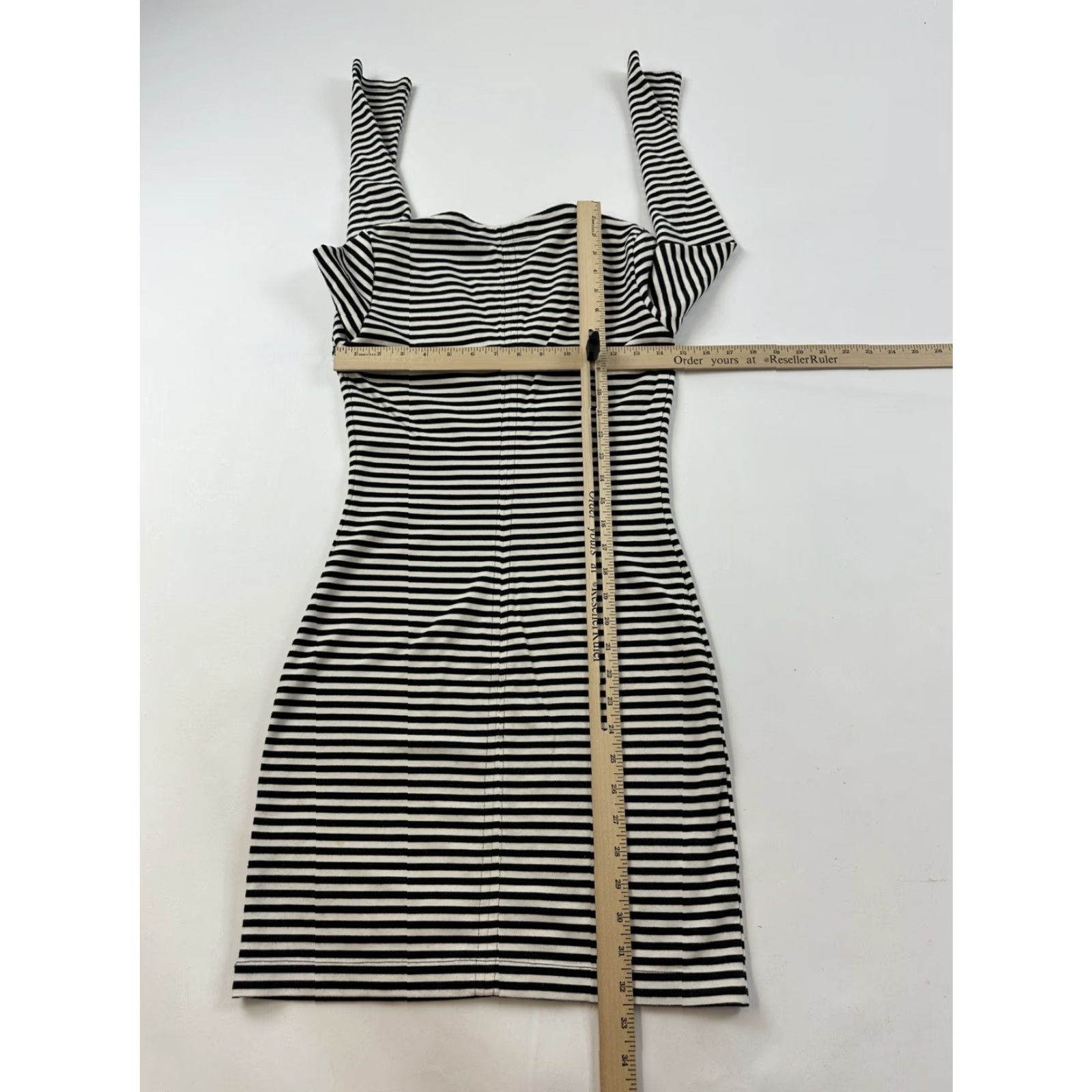 Steven Alan Steven Alan Dress Women’s Small Striped V-Neck Casual Shirt Dress Women S Multicolor Long Sleeve Size S / US 4 / IT 40 - 5 Thumbnail