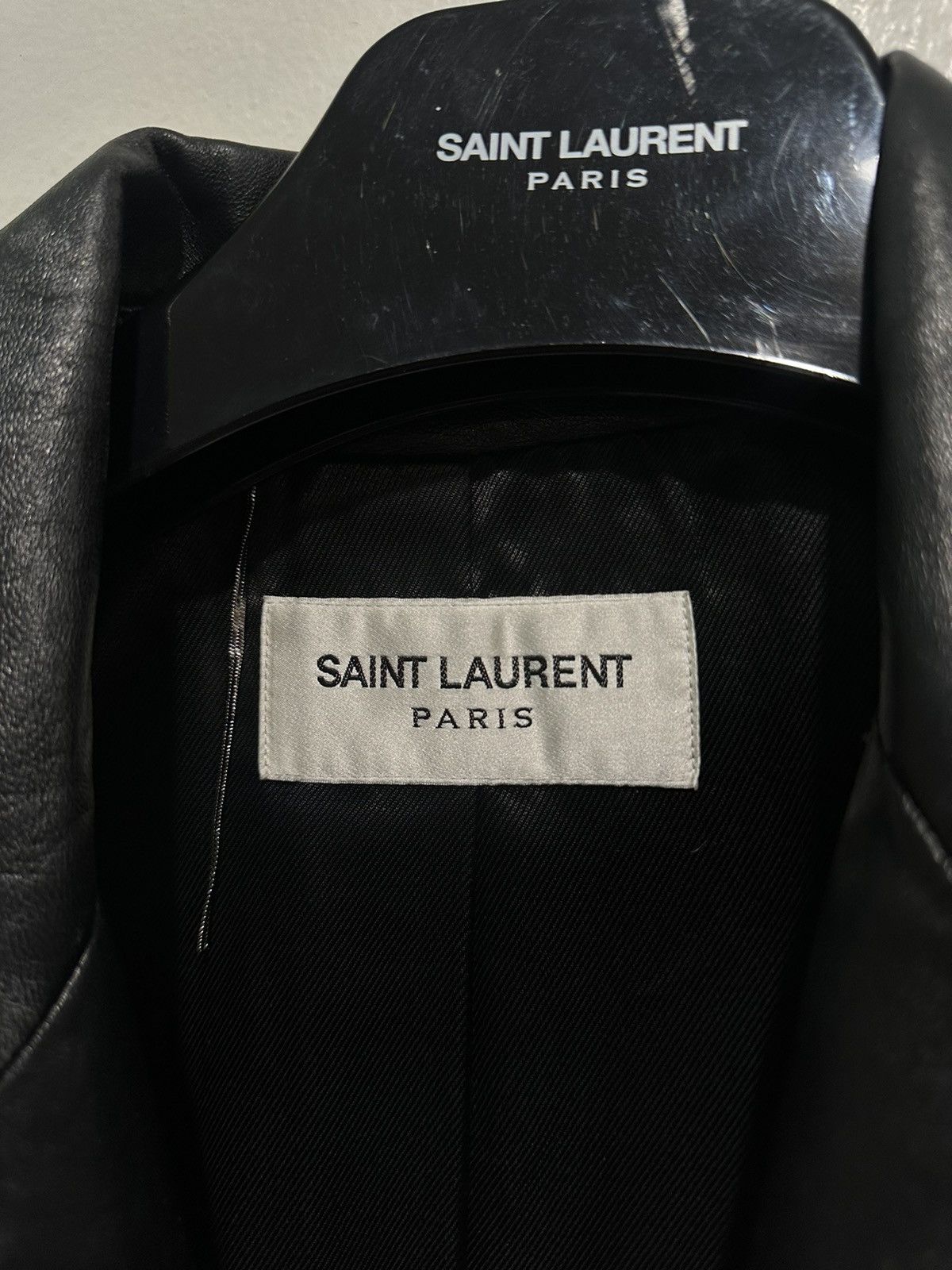 Saint Laurent Paris 2021 Lambskin Leather Overcoat 48 Size US M / EU 48-50 / 2 - 5 Thumbnail