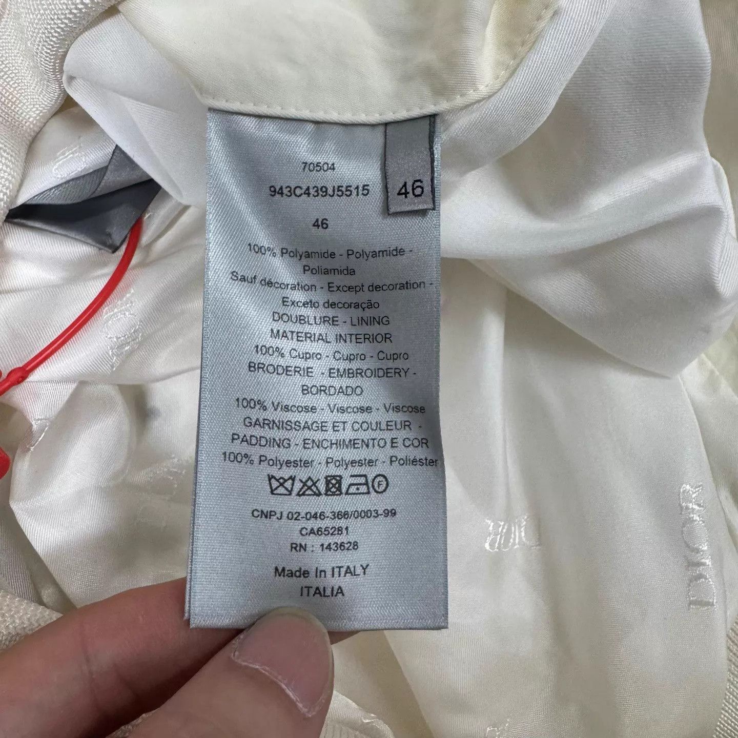 Dior Dior Ivory Saddle Pocket Pilot Jacket w/ Back Logo Size US S / EU 44-46 / 1 - 8 Thumbnail