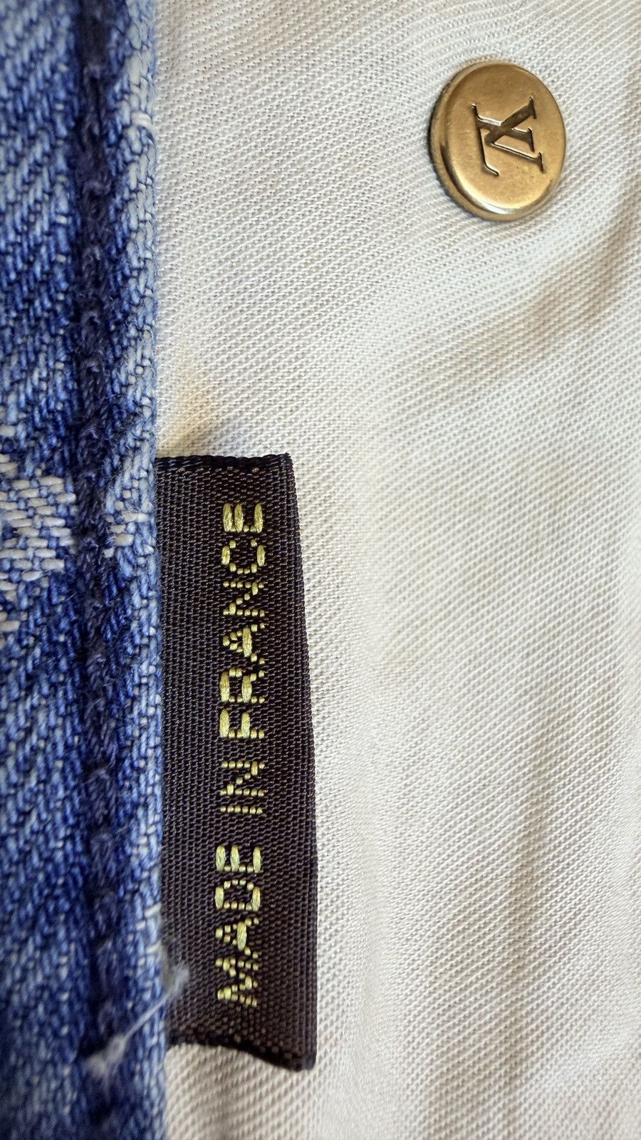 Louis Vuitton × Supreme Louis Vuitton X SUPREME 32 Denim Jeans Blue Monogram Size US 32 / EU 48 - 15 Thumbnail