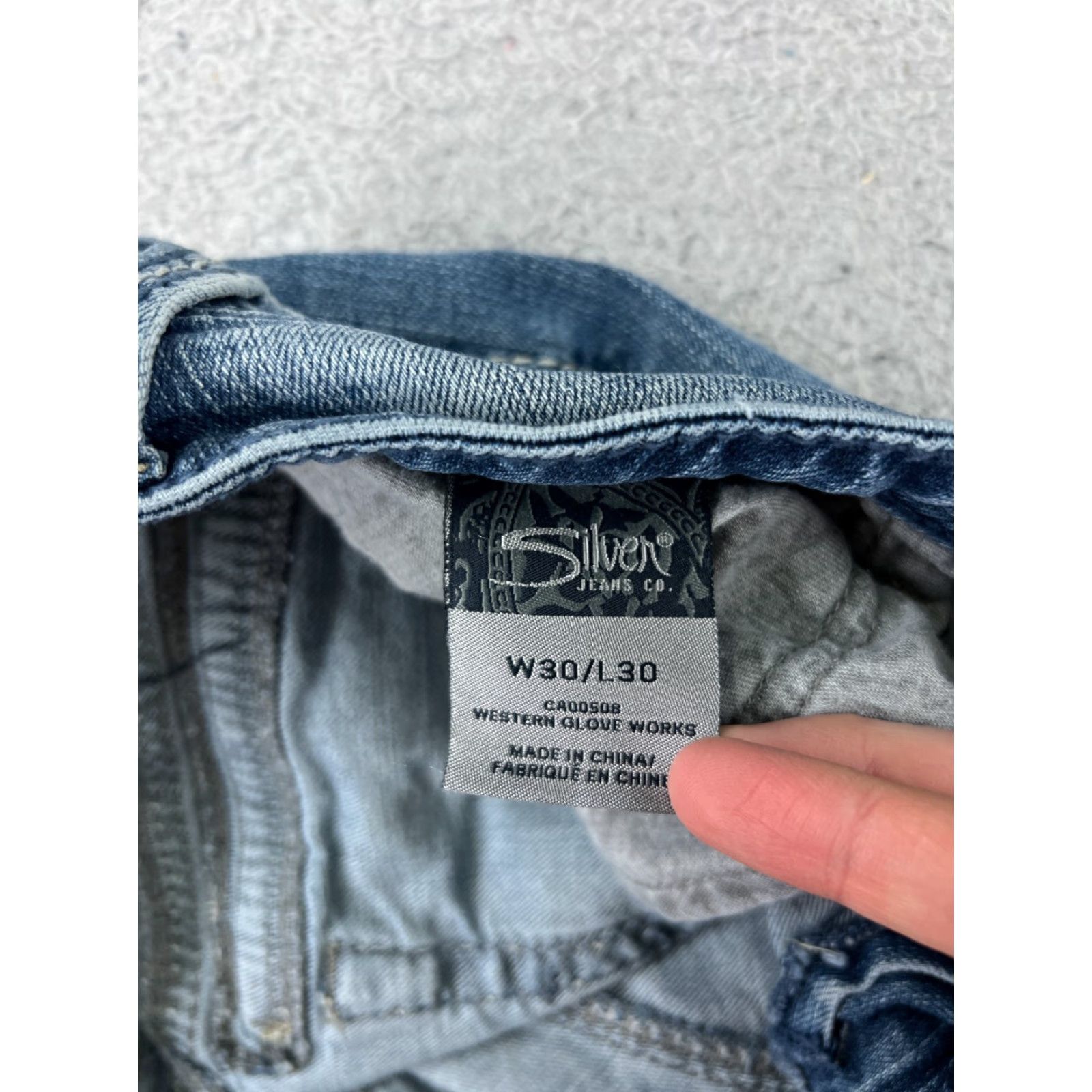 Silver Jeans Co. Silver Jeans Womens Bootcut Jeans 30 Blue Denim 90s Style Regular Fit Stretch Pockets Size 30" / US 8 / IT 44 - 7 Thumbnail