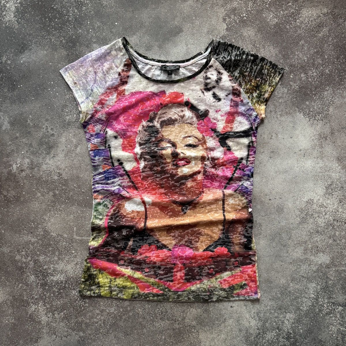 Marilyn Monroe Y2K Vintage Sexy Glamour Multicolour T-Shirt