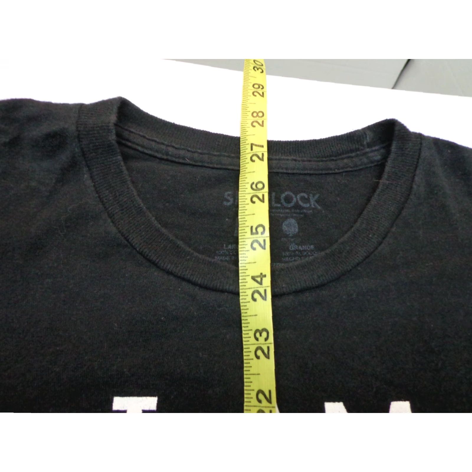 Vintage BBC Sherlock I AM SHERLOCKED Black T-Shirt Mens Large L Crew Neck Short Sleeve 100% Cotton Shirt Size US L / EU 52-54 / 3 - 5 Thumbnail