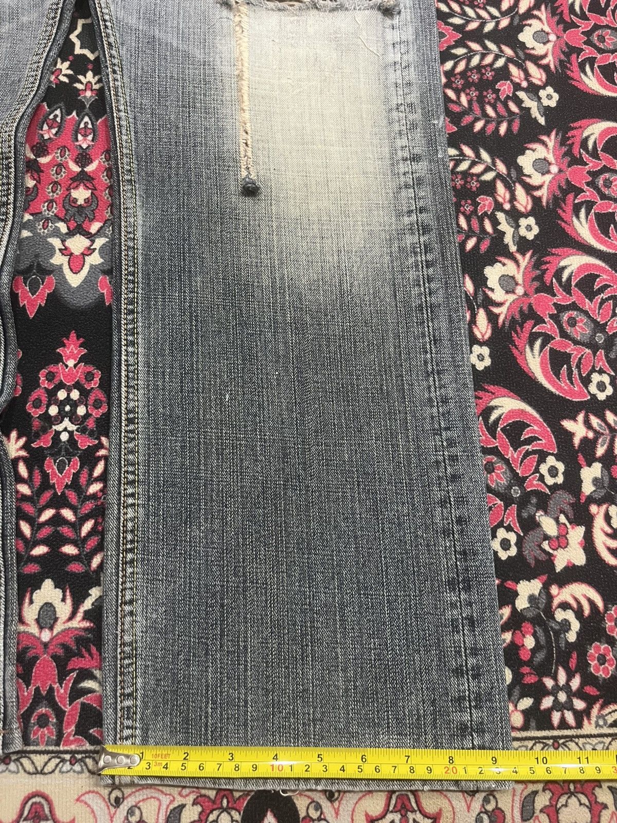 Japanese Brand Vintage Japanese Denim Craft Blowout Distressed Loose Jeans Size US 33 - 15 Thumbnail