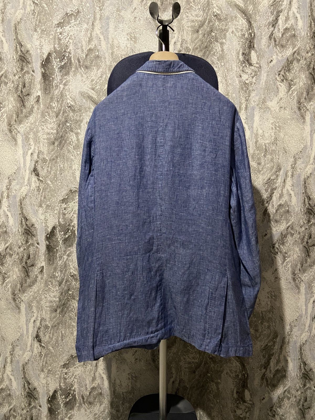 Corneliani Corneliani ID Blazer Jacket Blue Mens Size 54 6 R Size 54R - 10 Thumbnail