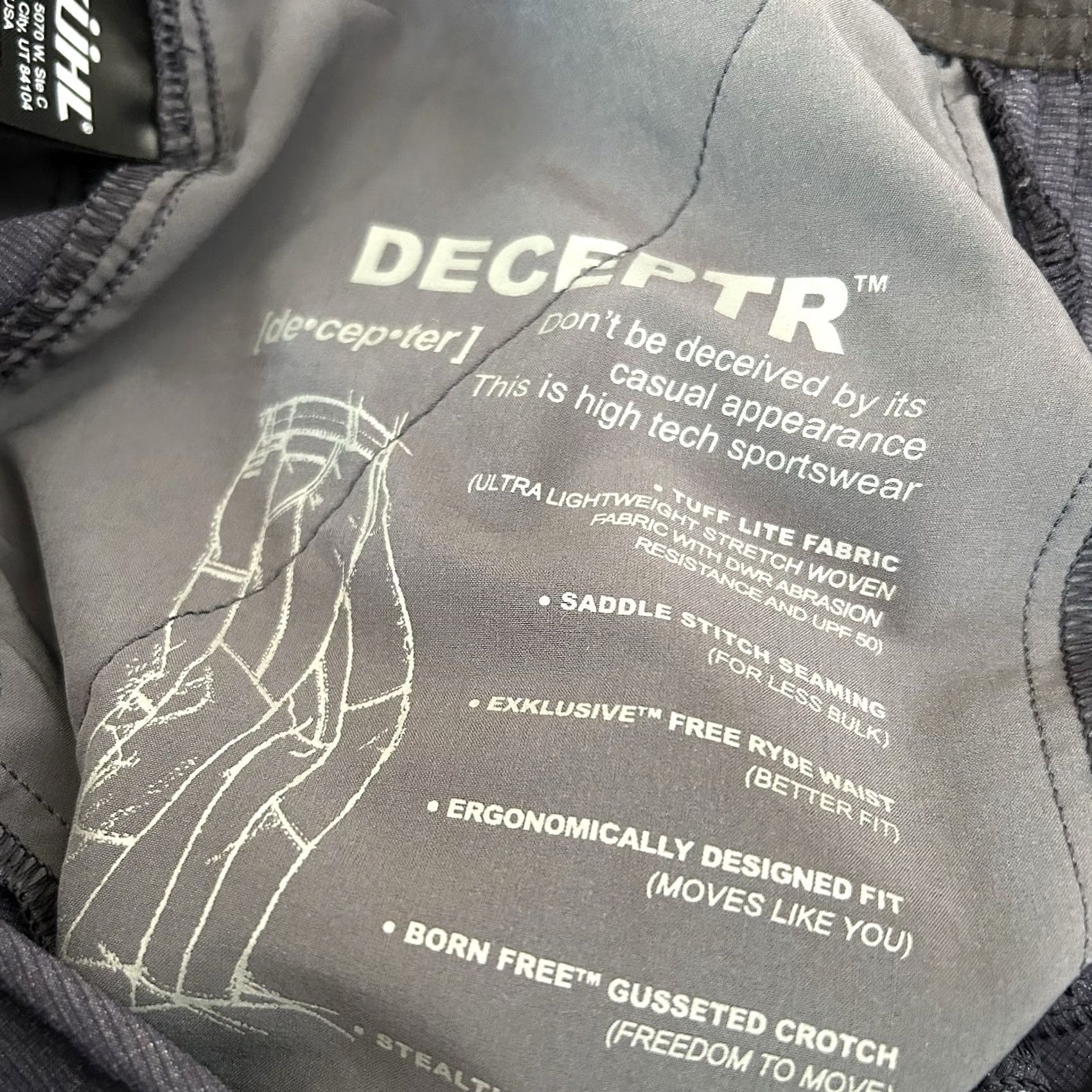 Vintage Kuhl DECEPTR Pant In Blue Mens 29x31 Chino Zip Pocket UV Protection Media Pocket Pockets Tapered Regular Rise 10-12in Knit Nylon Blend Width Slim Fit Size US 29 - 7 Thumbnail