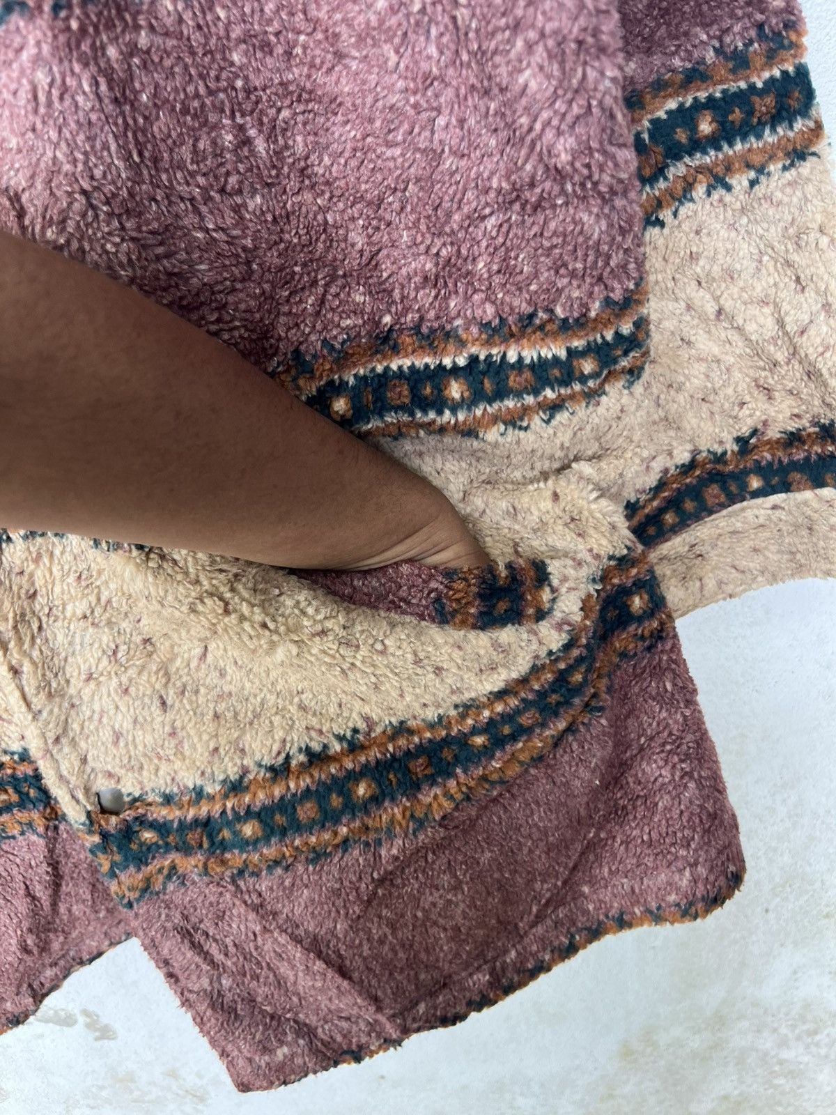 Jams World 💥RARE💥JAMI ISLAND Deep Pile Fleece Rare Aztec Fullprinted Size US L / EU 52-54 / 3 - 10 Thumbnail
