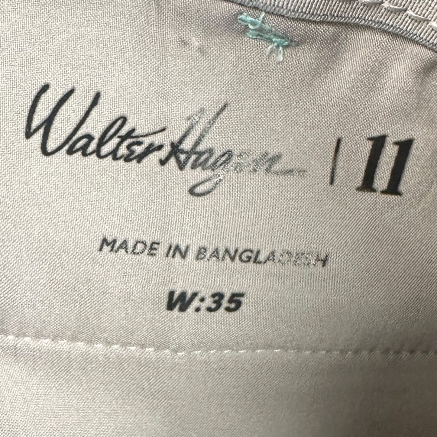 Vintage Walter Hagen Mens Chino Golf Shorts 35 Light Blue Flat Front Pocket Stretch NEW Size US 35 - 3 Thumbnail