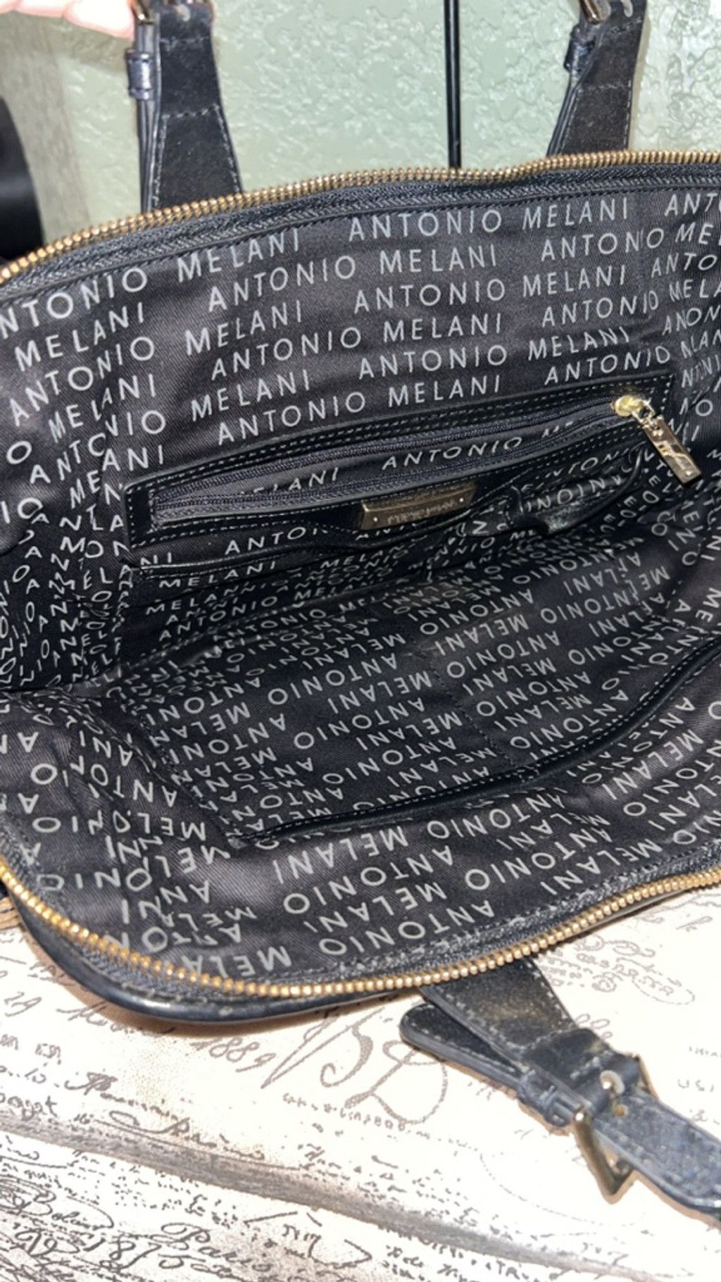 Other Women's Antonio Melani Satchel One Size Brown Black Zebra Pr Size ONE SIZE - 4 Thumbnail